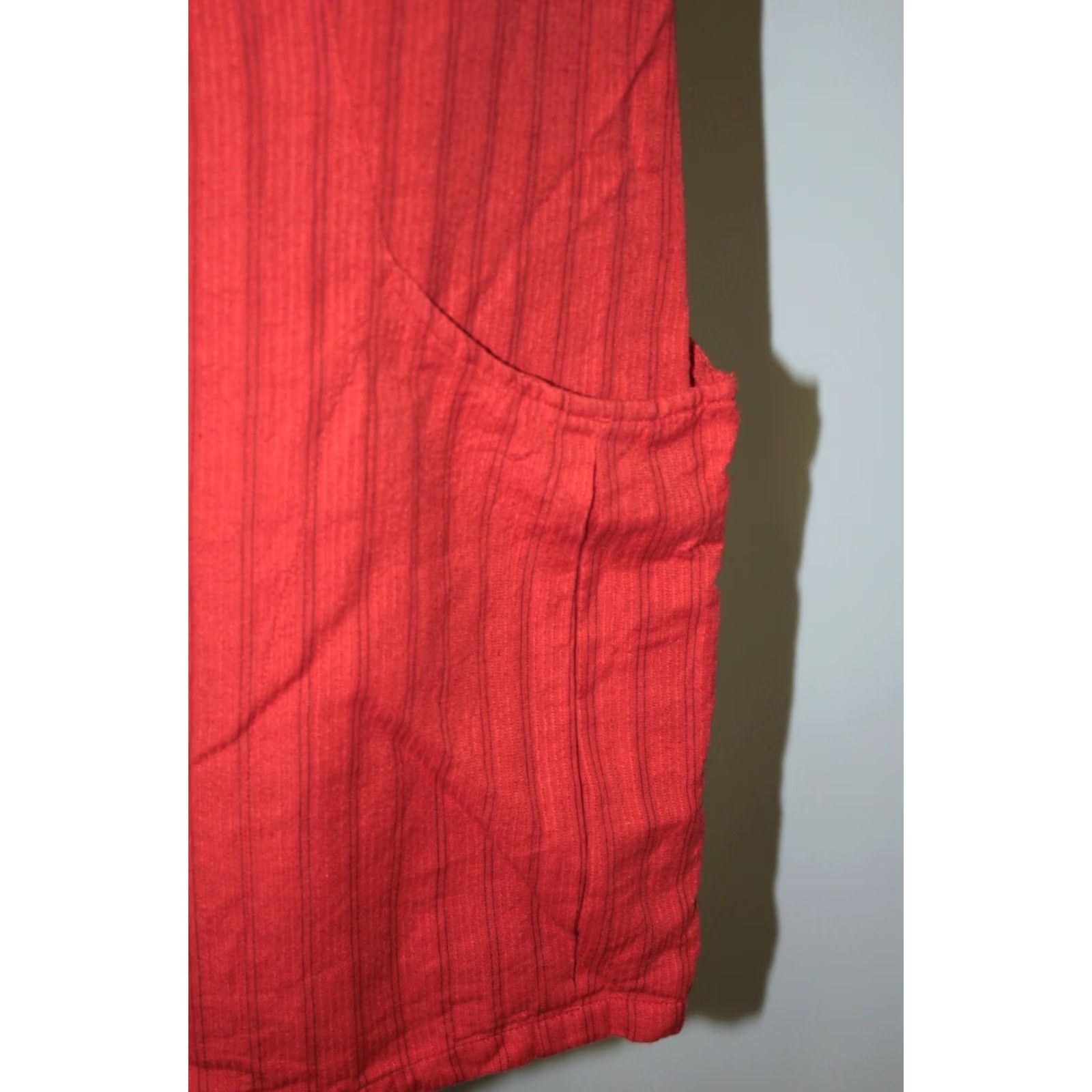 Vintage Gudrun Sjoden Vest Tunic Womens M Red Sleeveless Size M / US 6-8 / IT 42-44 - 2 Thumbnail