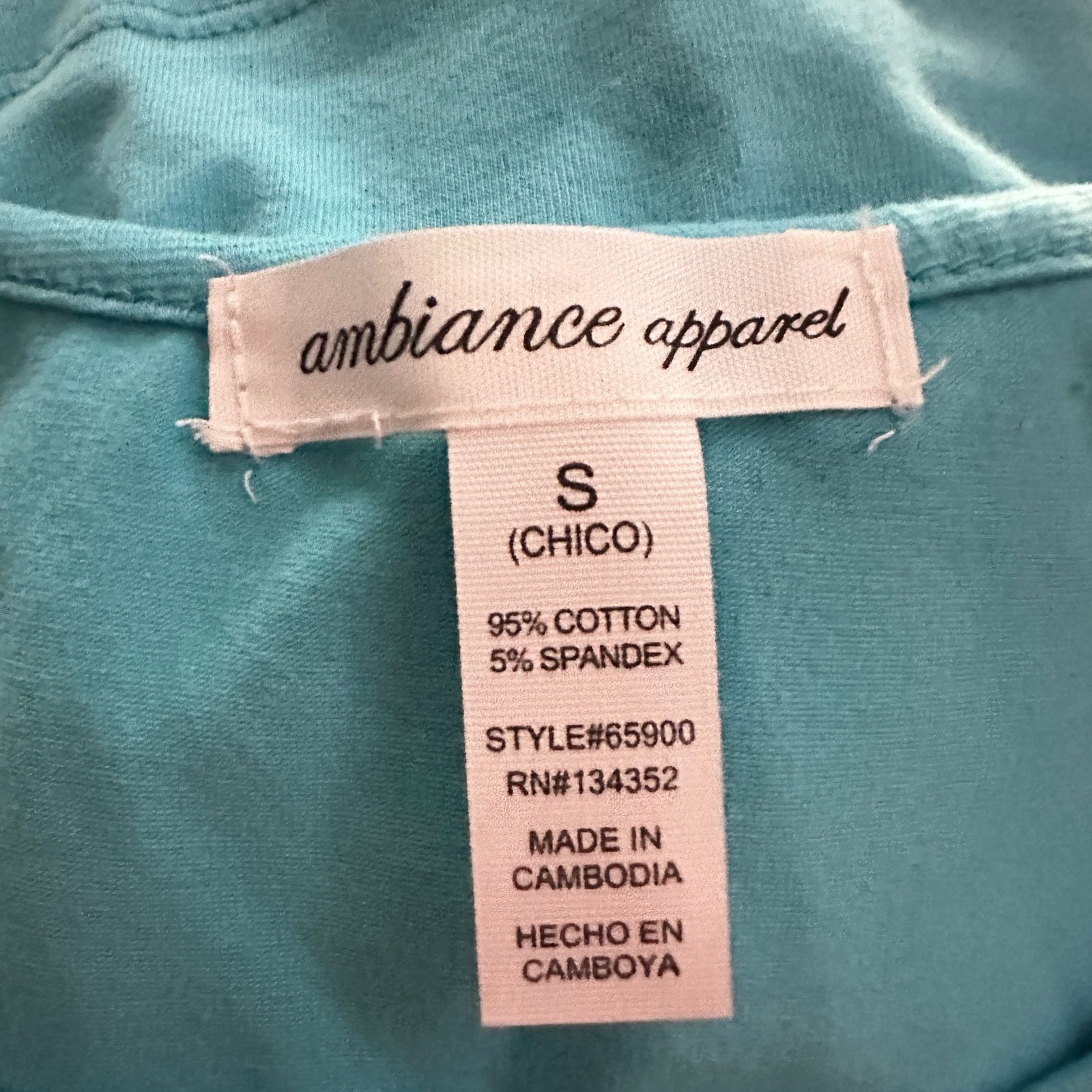Designer Bright Blue Cropped Tee Shirt Size S / US 4 / IT 40 - 6 Thumbnail