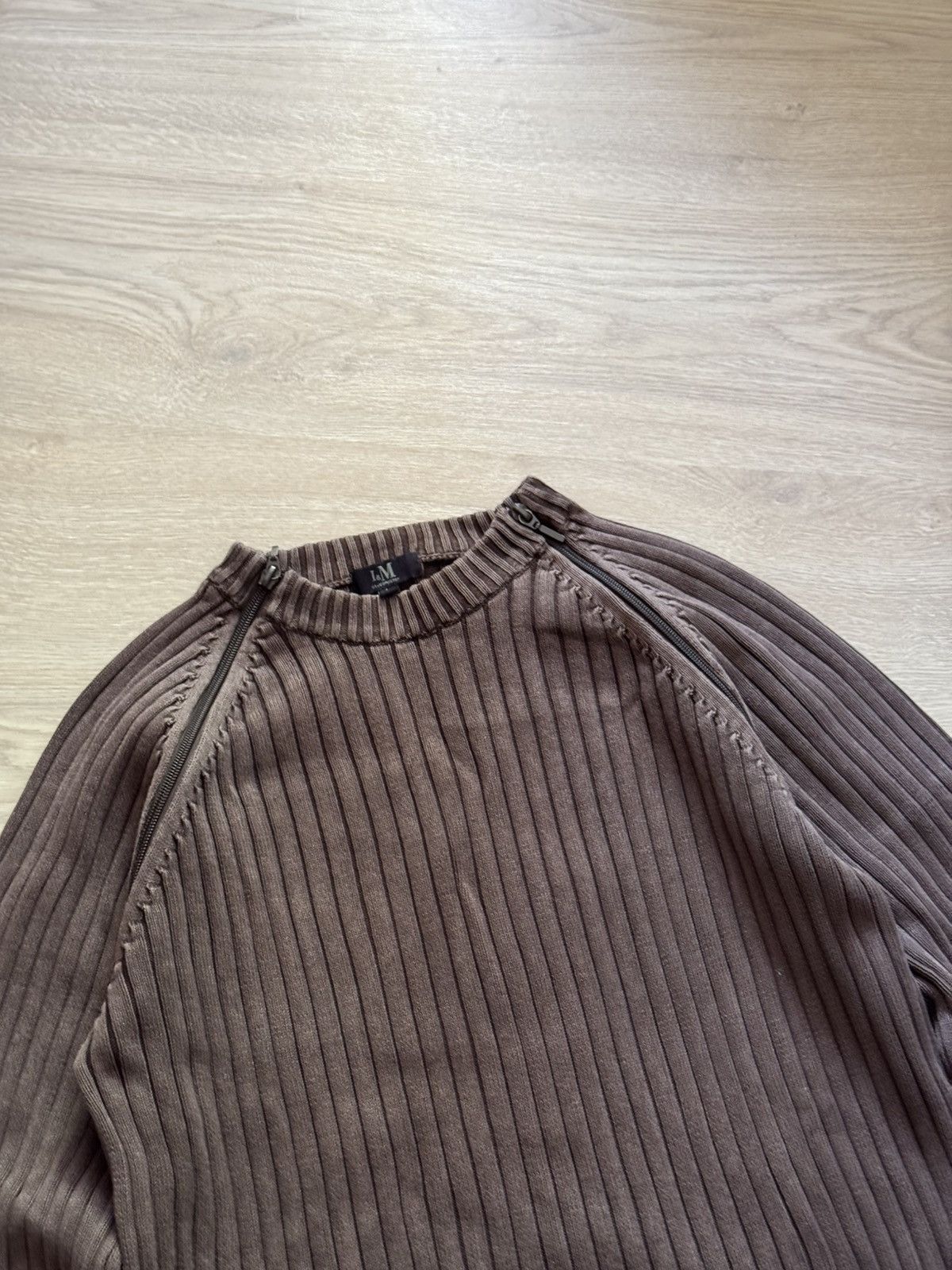 Vintage Vintage 00’s y2k Brown Archival Japanese Sweater Size US M / EU 48-50 / 2 - 2 Thumbnail