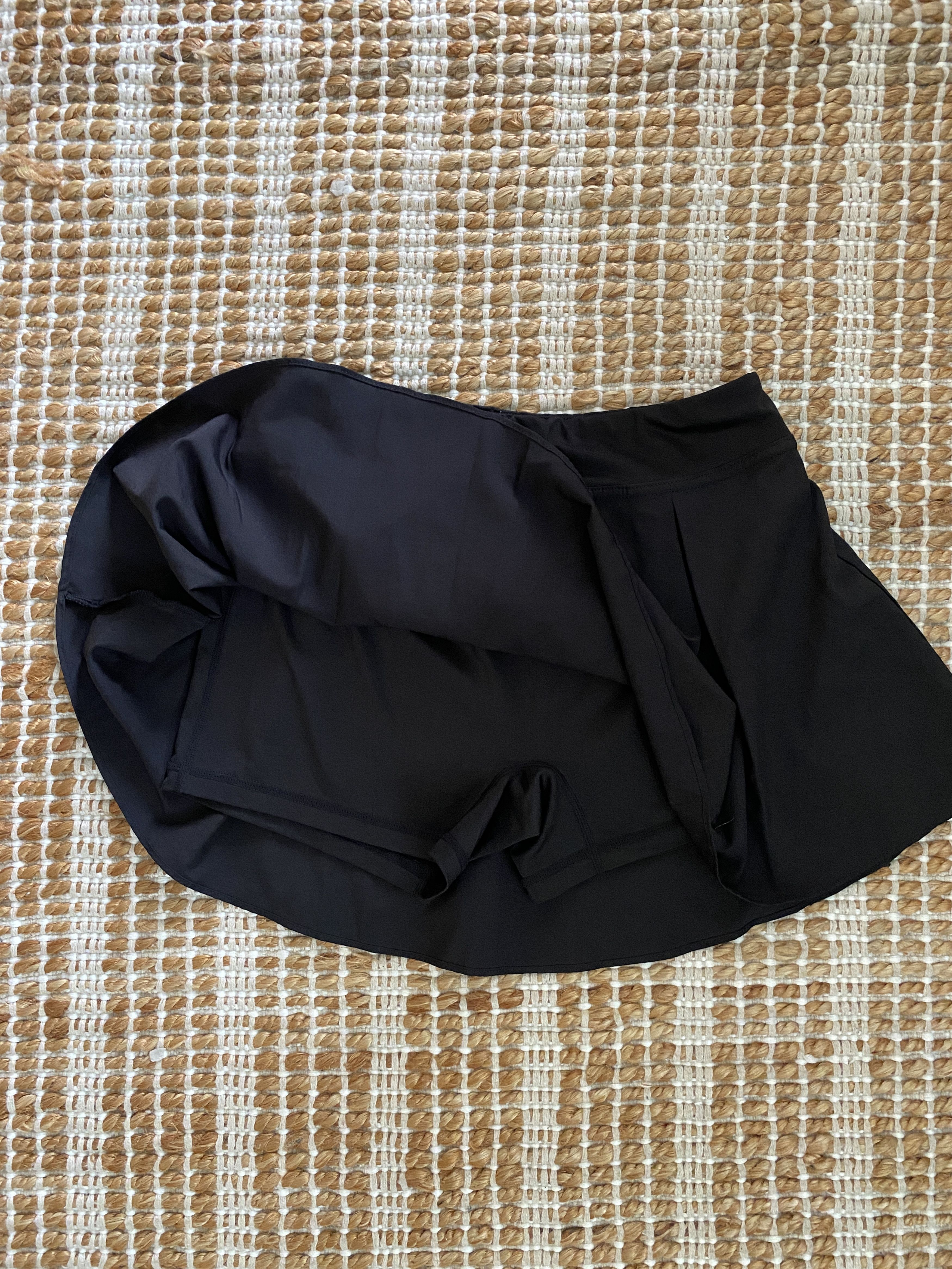 Other Brand New Love Tree Black Activewear Two-In-One Mini Skort Size 26" / US 2 / IT 38 - 7 Thumbnail
