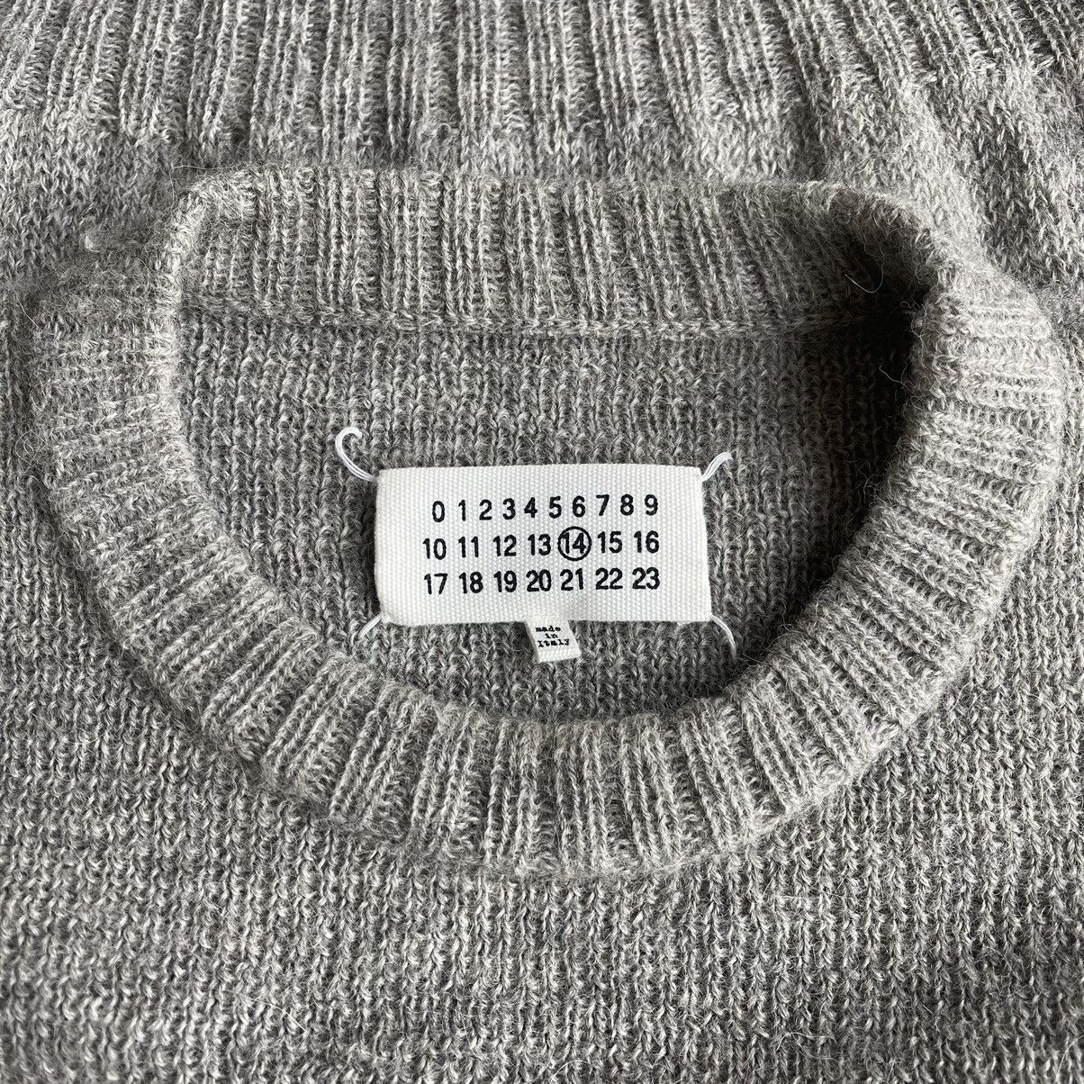 Maison Margiela FW2014 Split Knit Curve Alpaca/Wool Sweater Size US L / EU 52-54 / 3 - 4 Thumbnail