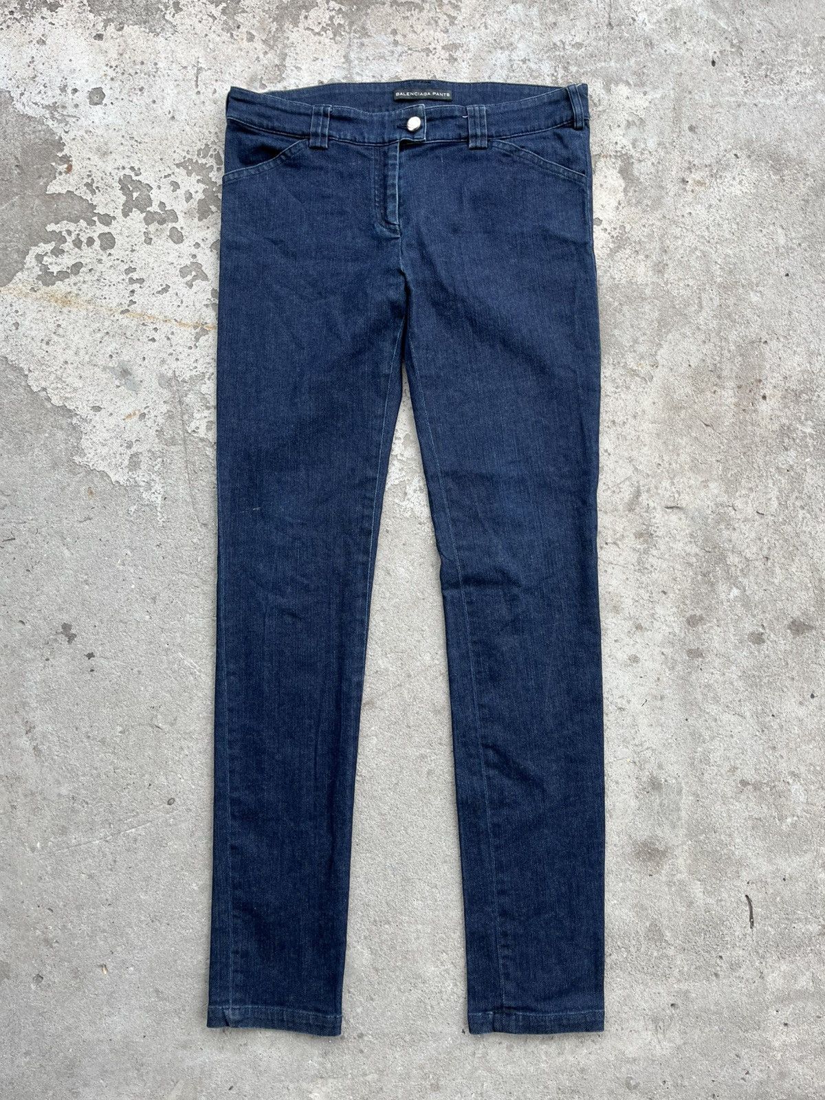 Balenciaga 2009 Balenciaga Pants Archive Denim Jeans Size 27" / US 4 / IT 40 - 1 Thumbnail