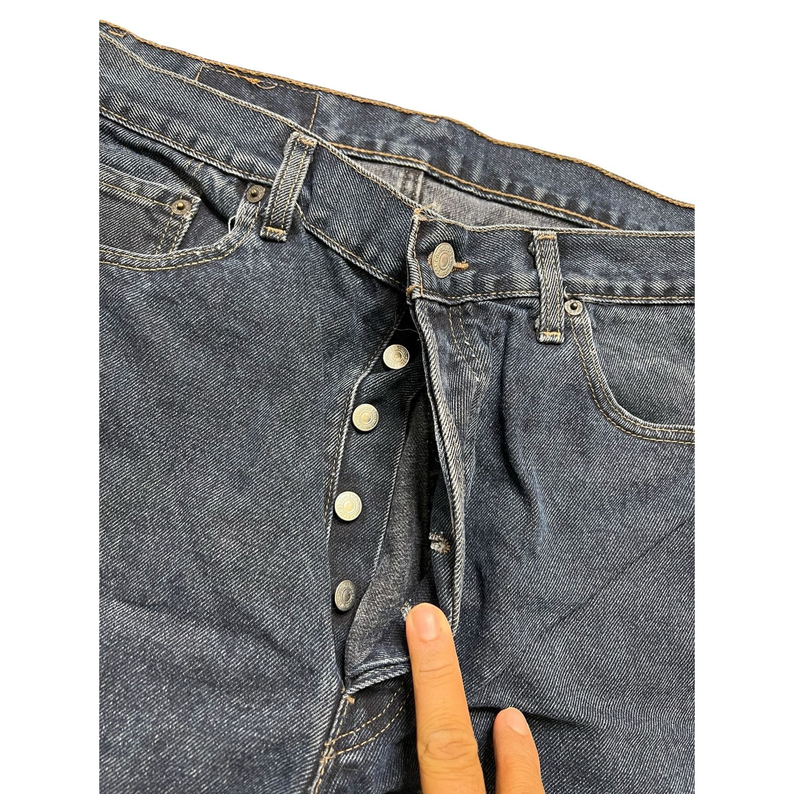Levi's Levi’s 501 Jeans USA Button Fly Dark Wash 80s Sz 35x29.5 Size US 38 / EU 54 - 10 Thumbnail