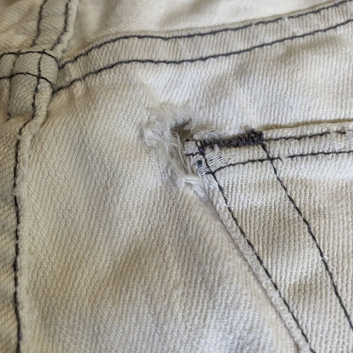 RRL Ralph Lauren Vintage Double RRL Ralph Lauren White Skinny Denim Pants Size US 30 / EU 46 - 11 Thumbnail