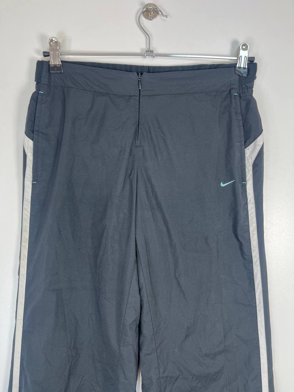 Nike Nike Womens Track Pants Black Athletic Sports Trousers Sz L Size 30" / US 8 / IT 44 - 2 Thumbnail