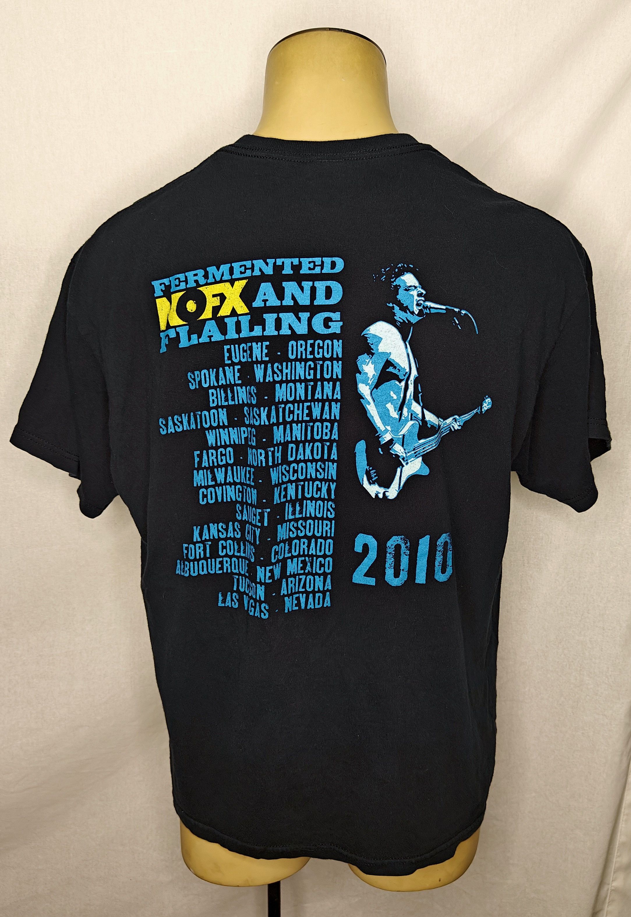 Band Tees Vtg 2010 NOFX Fermented & Flailing punk rock band t-shirt Size US L / EU 52-54 / 3 - 2 Thumbnail