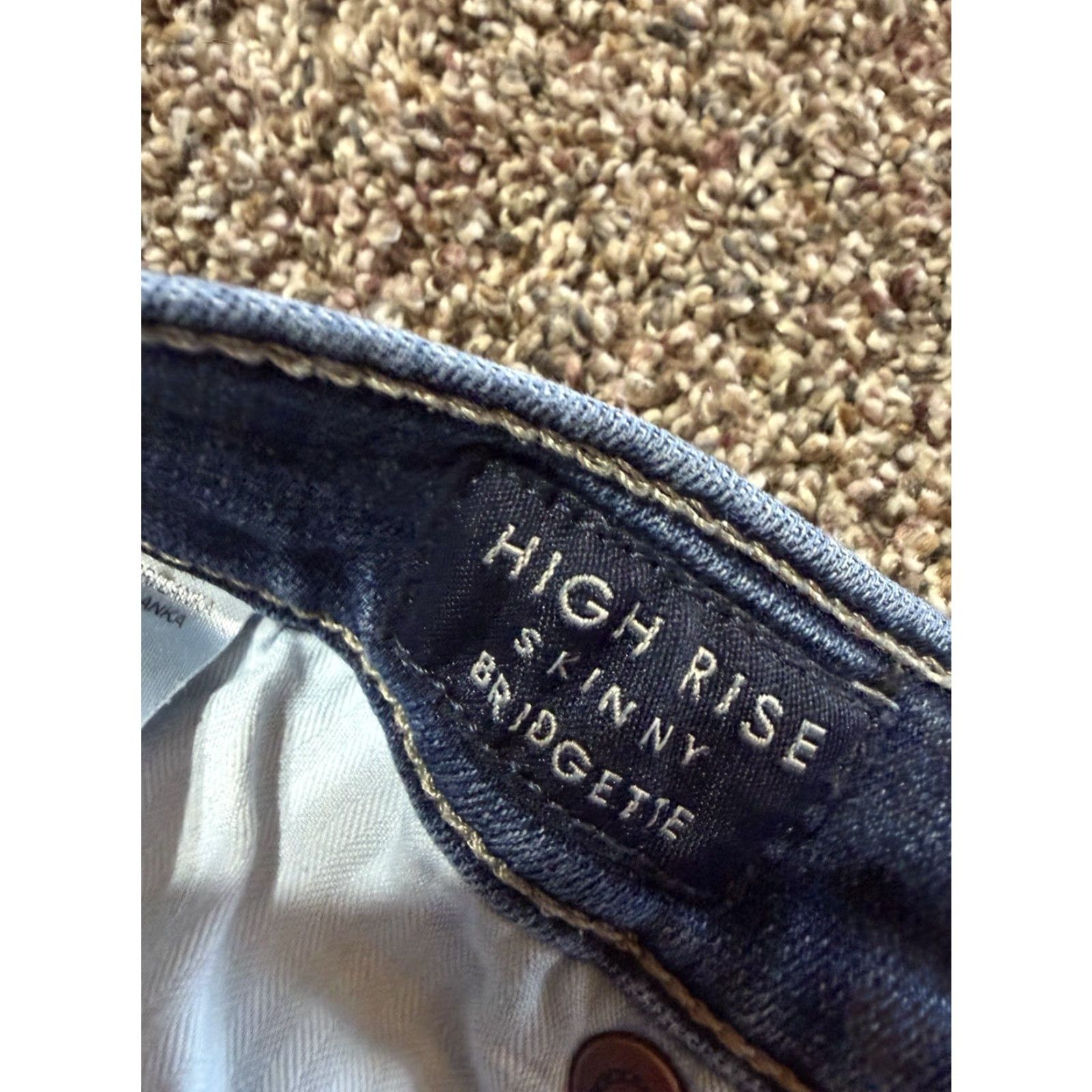 Lucky Brand Lucky Brand Bridgette Skinny Jeans Women's Size 14 Blue Denim 14/32 Ankle - 5-Pocket, Stretch, High Rise, Regular Size Type Jeans Womens Size 36" / US 14 / IT 50 - 5 Thumbnail