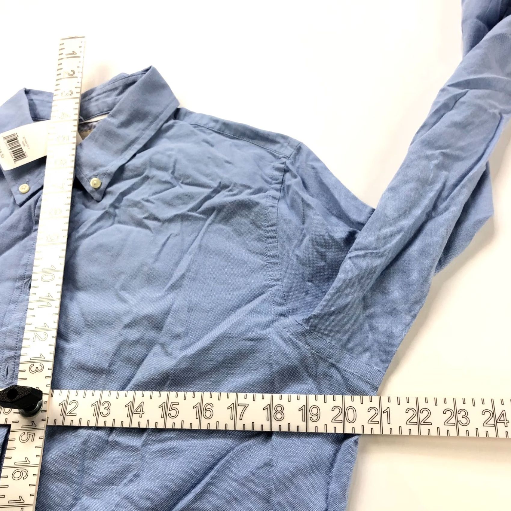 Banana Republic Banana Republic Shirt XL Blue Cotton Button Long Sleeve Soft Wash NEW Size XL / US 12-14 / IT 48-50 - 4 Thumbnail