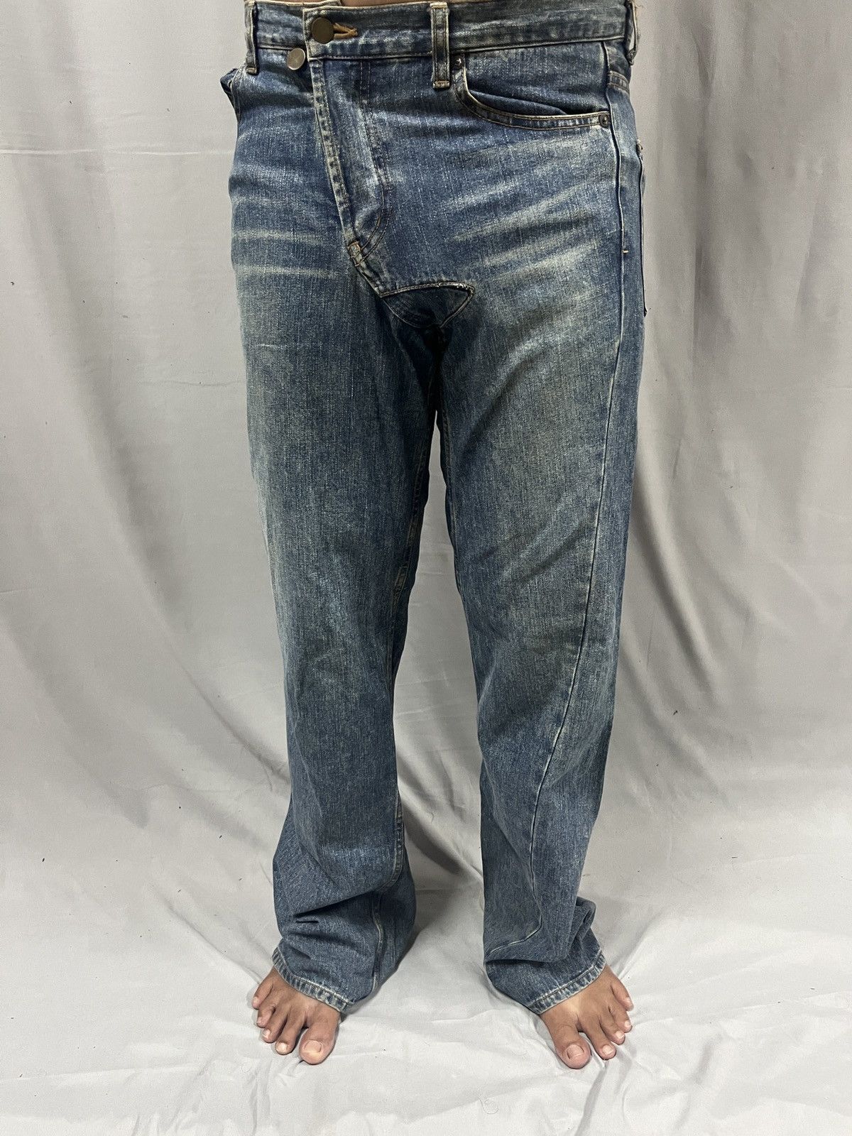 Designer × Japanese Brand × Maison MIHARA YASUHIRO Mihara yasuhiro jeans non selvedge Size US 34 / EU 50 - 16 Thumbnail