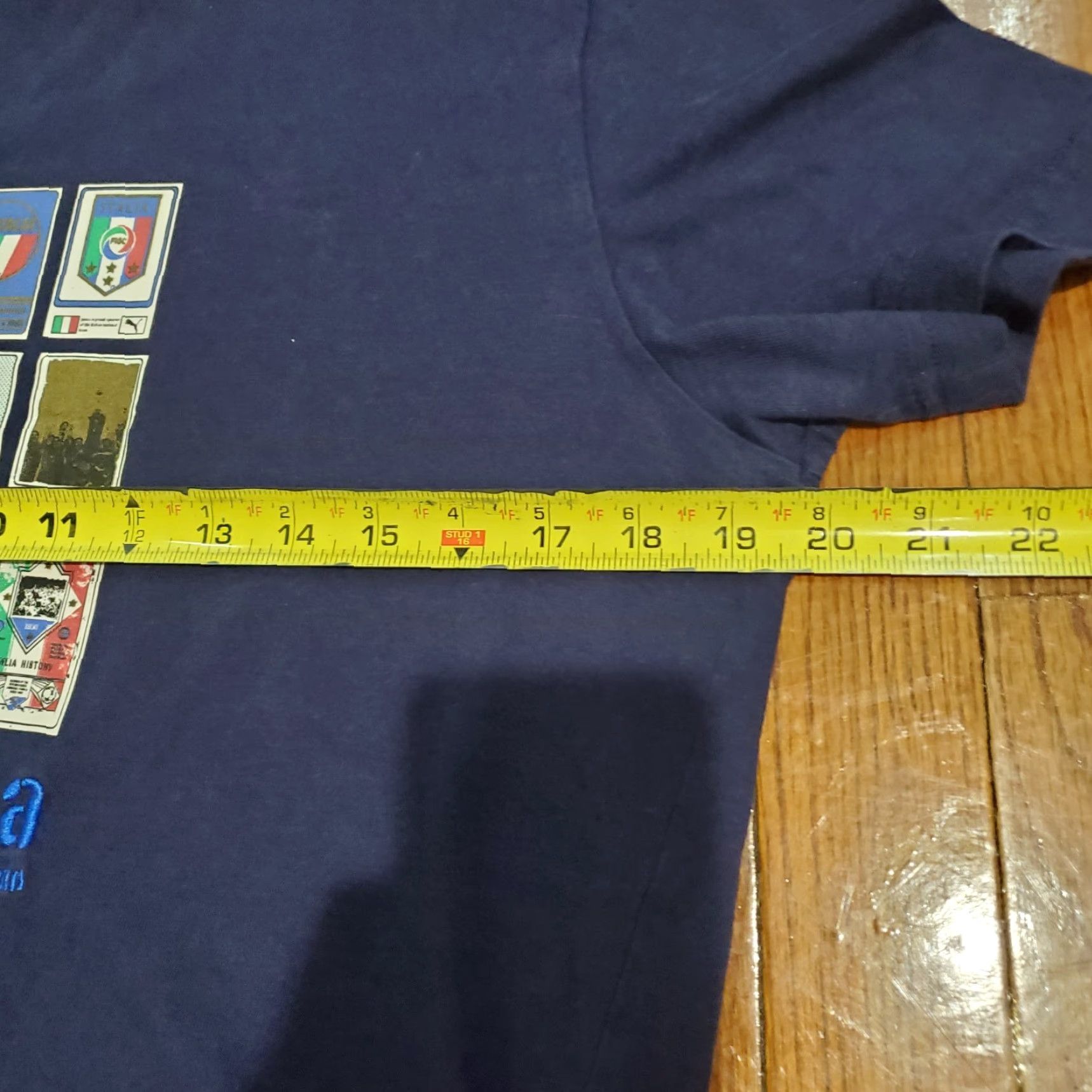 Puma Puma Shirt Mens Medium Italia Soccer Football Campioni Del Mondo Italy Champions T-Shirt Size US M / EU 48-50 / 2 - 5 Thumbnail