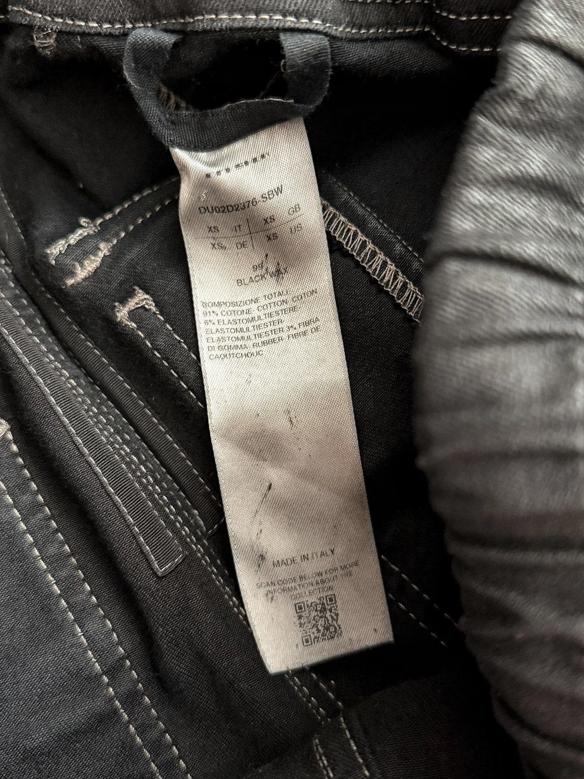 Rick Owens SBW Heavy Wax Thick Creatch Cargos Size US 30 / EU 46 - 7 Thumbnail