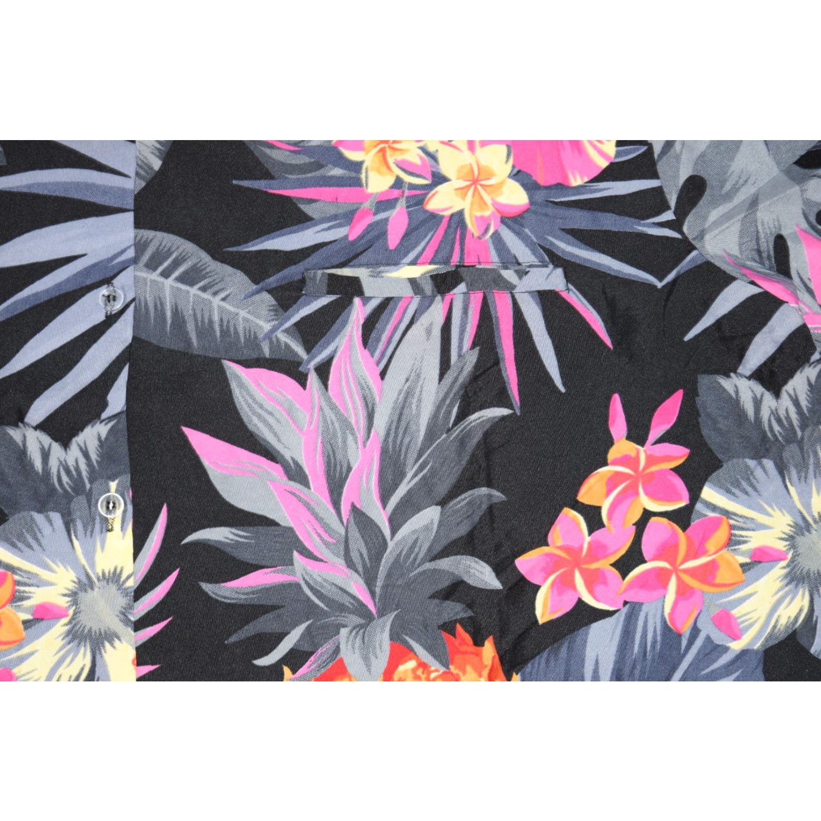 Vintage King Kameha Shirt Mens 4XL Black Grey Hawaiian Pineapple Aloha Casual Funky NWT Size US XXL / EU 58 / 5 - 2 Thumbnail