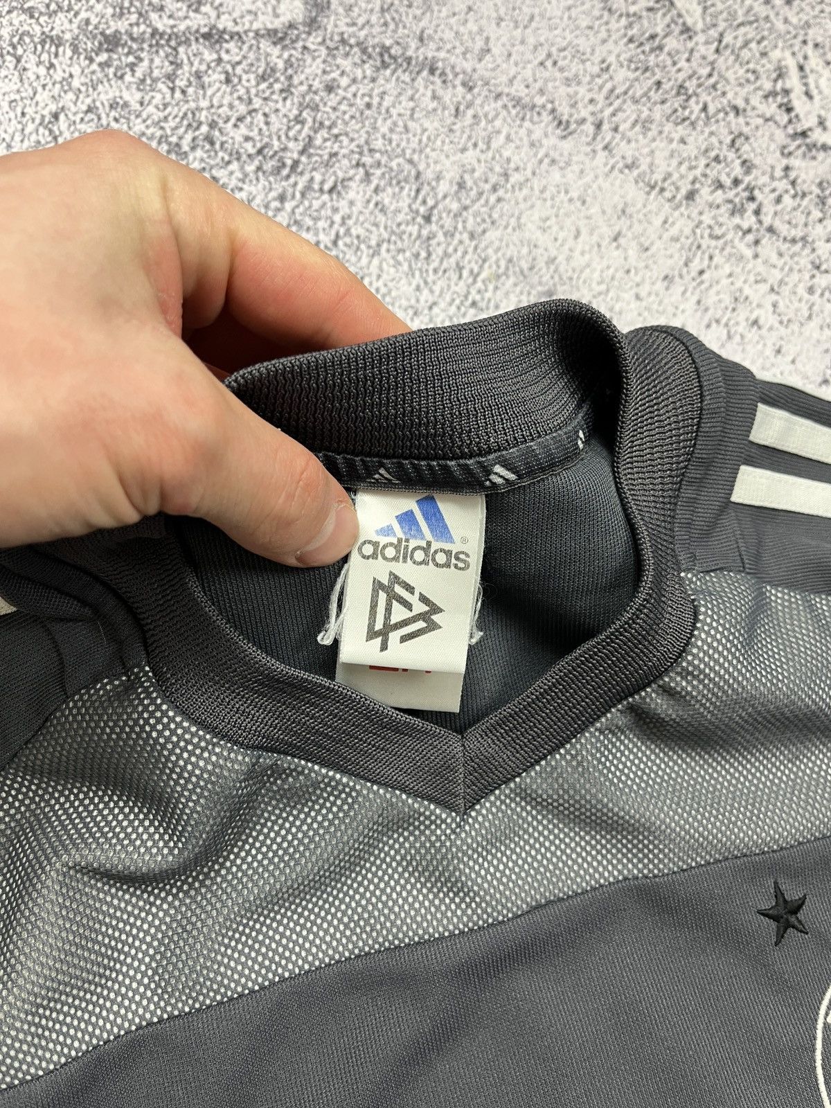 Vintage Rare Vintage 2002 Germany World Cup Away Soccer Jersey Shirt Size US L / EU 52-54 / 3 - 6 Thumbnail