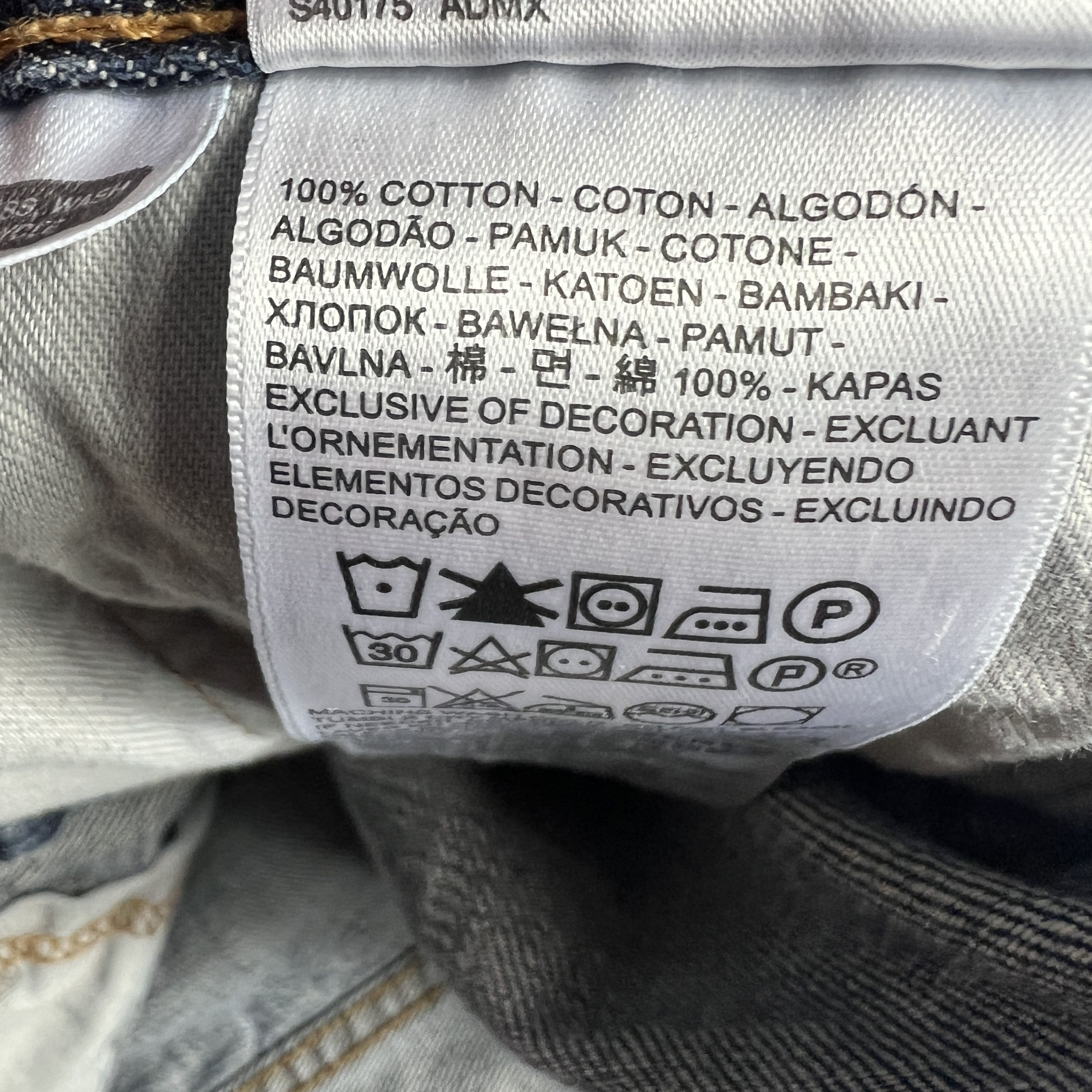 Levi's Levi's Jeans 559 Relaxed Fit Straight Leg Blue Faded Denim Size US 34 / EU 50 - 8 Thumbnail