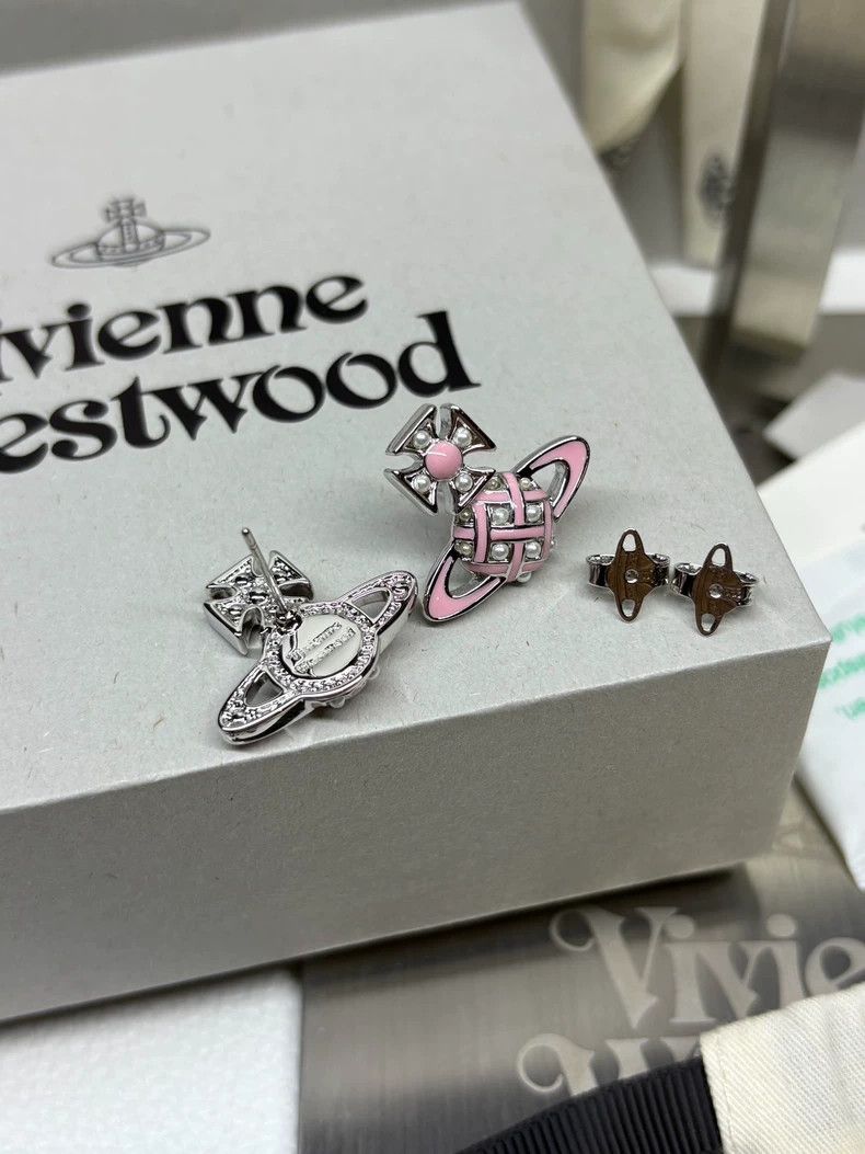 Vivienne Westwood Vivienne Westwood Little Pearl Knitting Earrings Size ONE SIZE - 4 Thumbnail