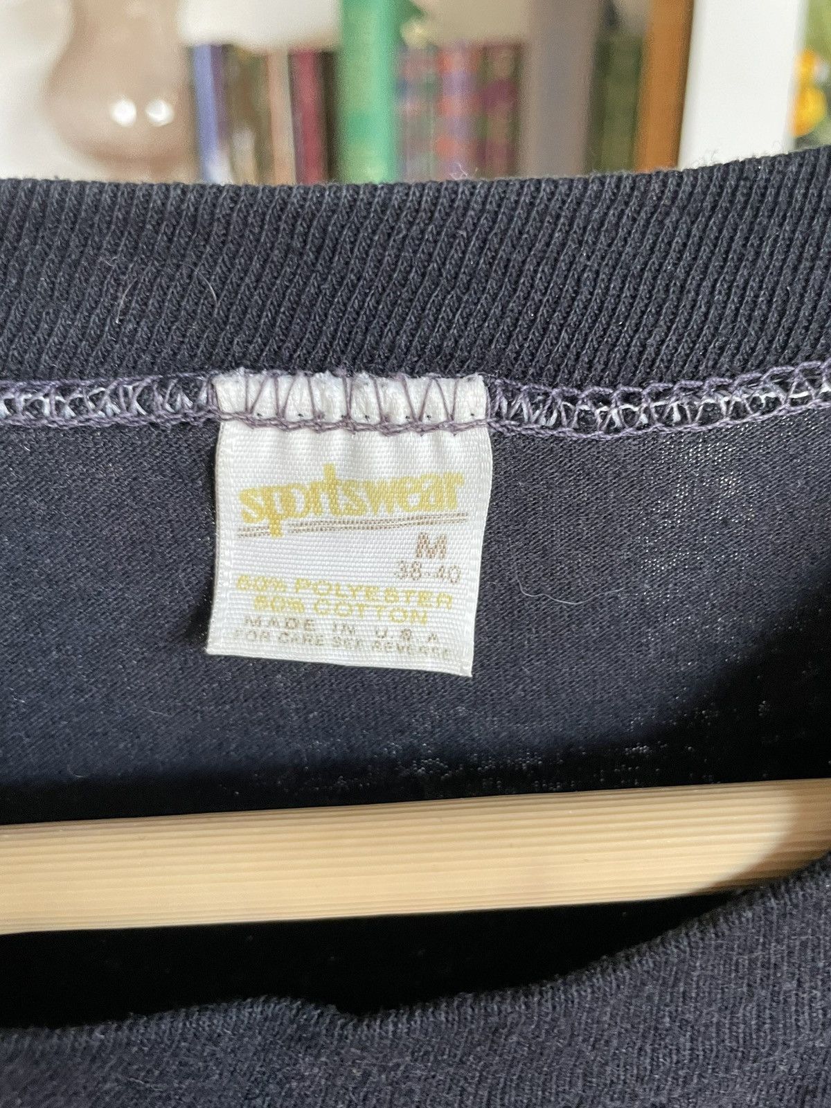 Vintage 1980 sportswear Dallas Del’s black t-shirt Size US M / EU 48-50 / 2 - 4 Thumbnail