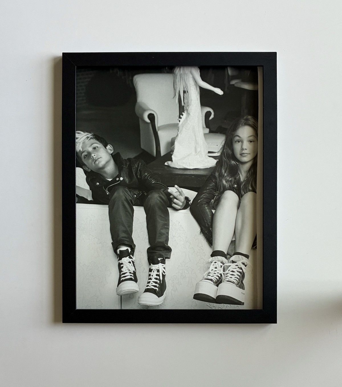 Chrome Hearts Chrome Hearts black/white photo Poster framed 9x11 Size ONE SIZE - 1 Thumbnail