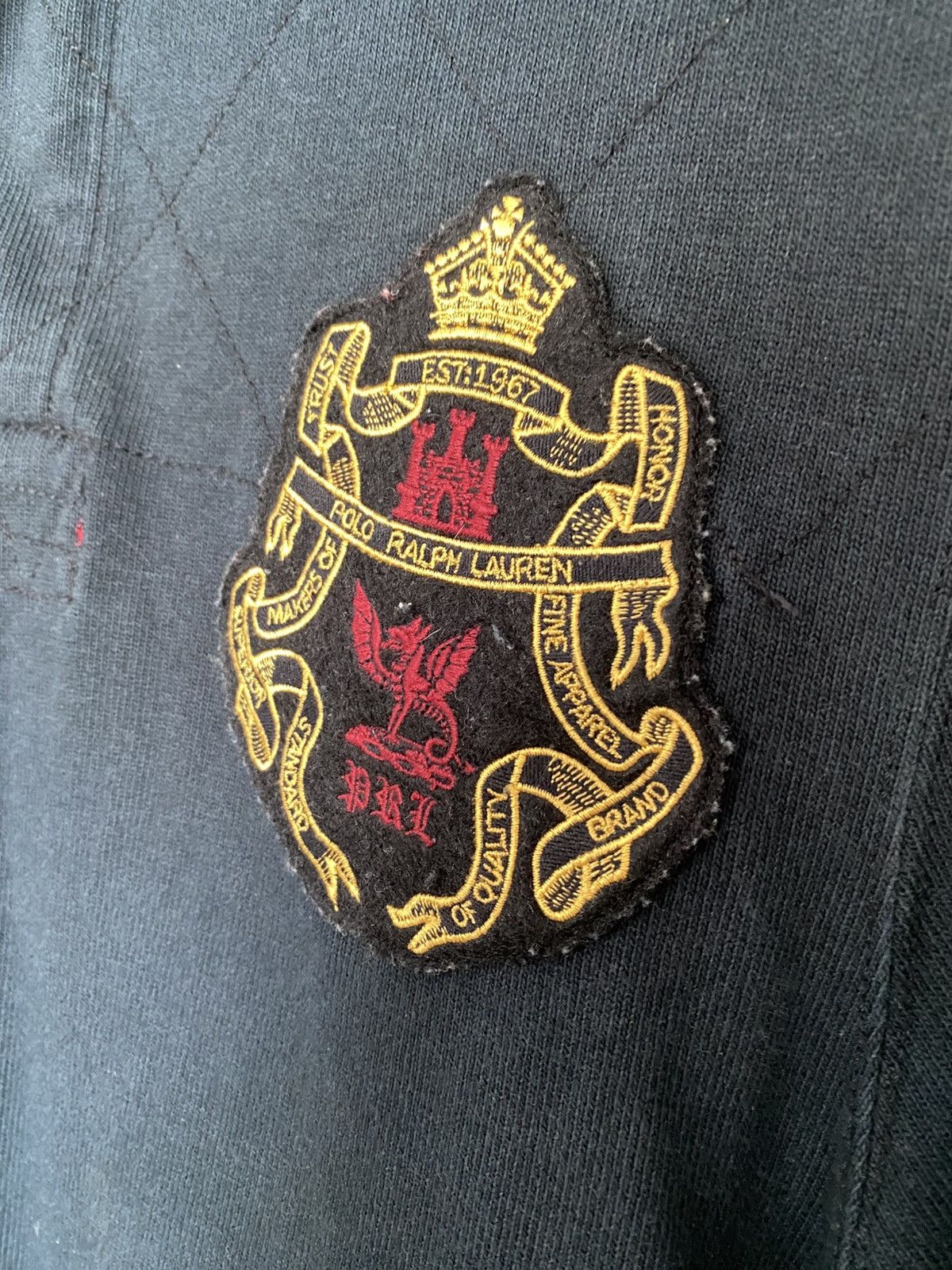 Designer × Polo Ralph Lauren × Vintage Vintage Polo Ralph Lauren Royal Crest Drago Rugby Size US M / EU 48-50 / 2 - 3 Thumbnail