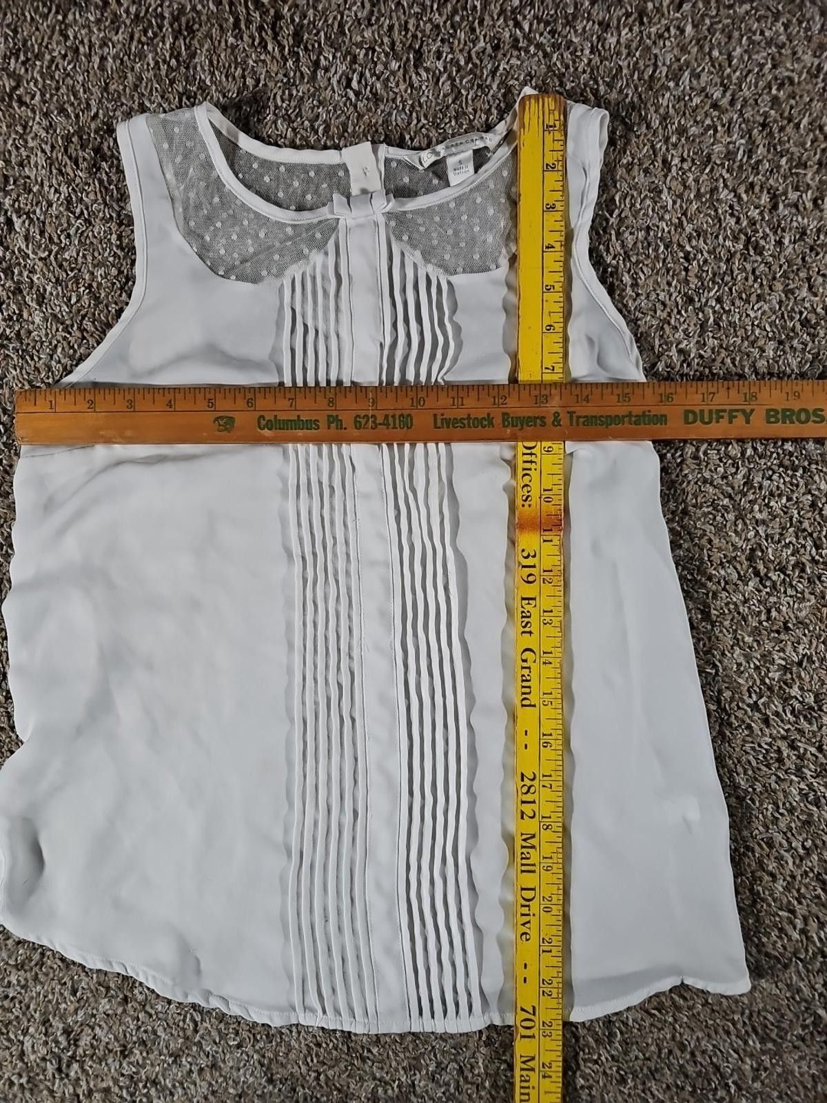 Other LC Lauren Conrad Sleeveless S Tank White Size S / US 4 / IT 40 - 3 Thumbnail