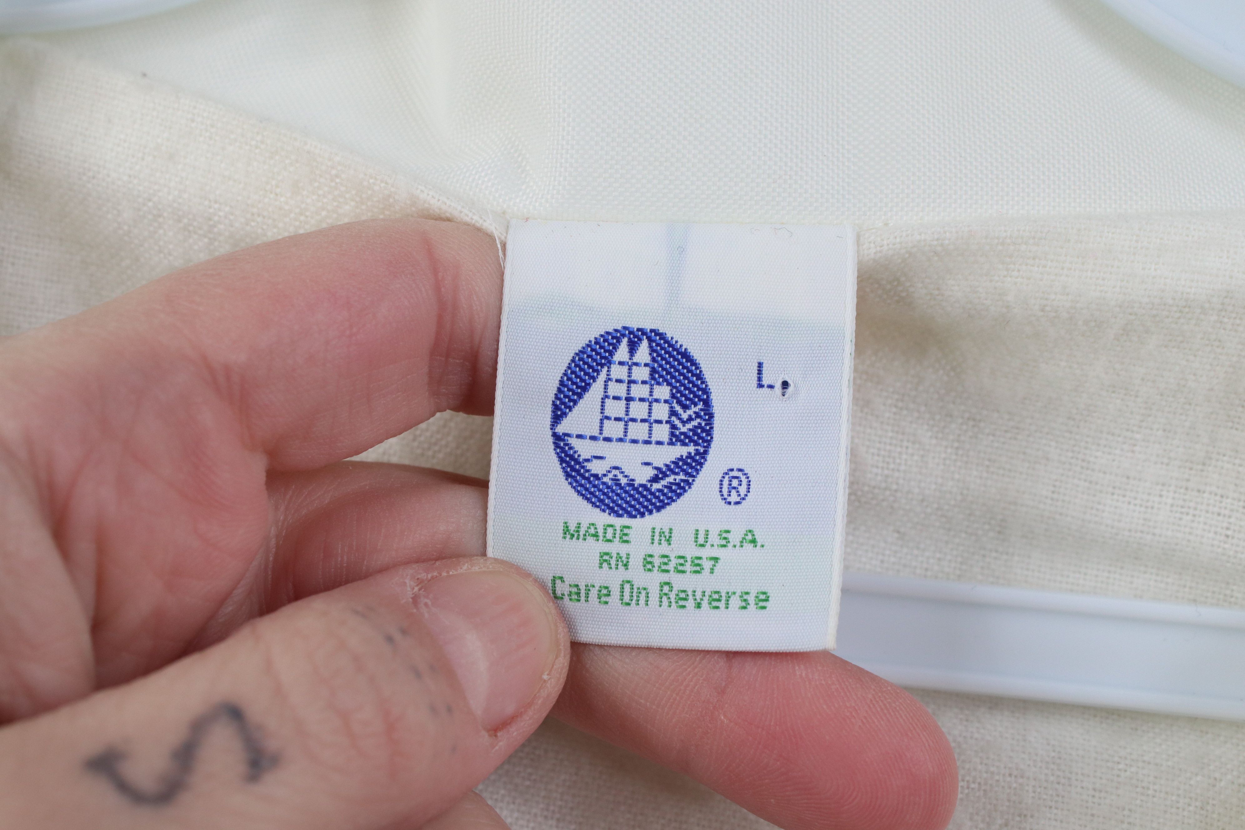 Vintage Vintage 70s Streetwear Coaches Windbreaker Jacket White USA Size US L / EU 52-54 / 3 - 4 Thumbnail