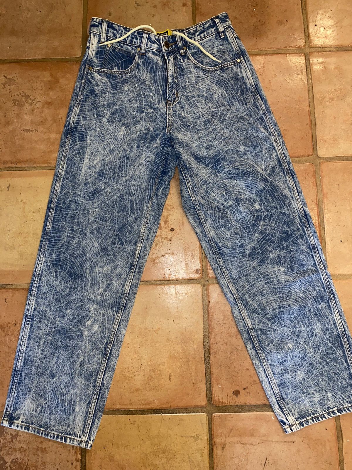 image of Butter Goods Web Denim Jeans in Blue, Men's (Size 29)