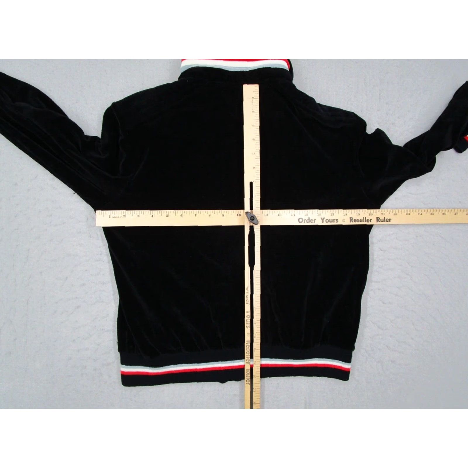 Vintage VINTAGE White Stag Mens Velour Jacket Medium Black Full Zip Action Sports Retro Size US M / EU 48-50 / 2 - 6 Thumbnail