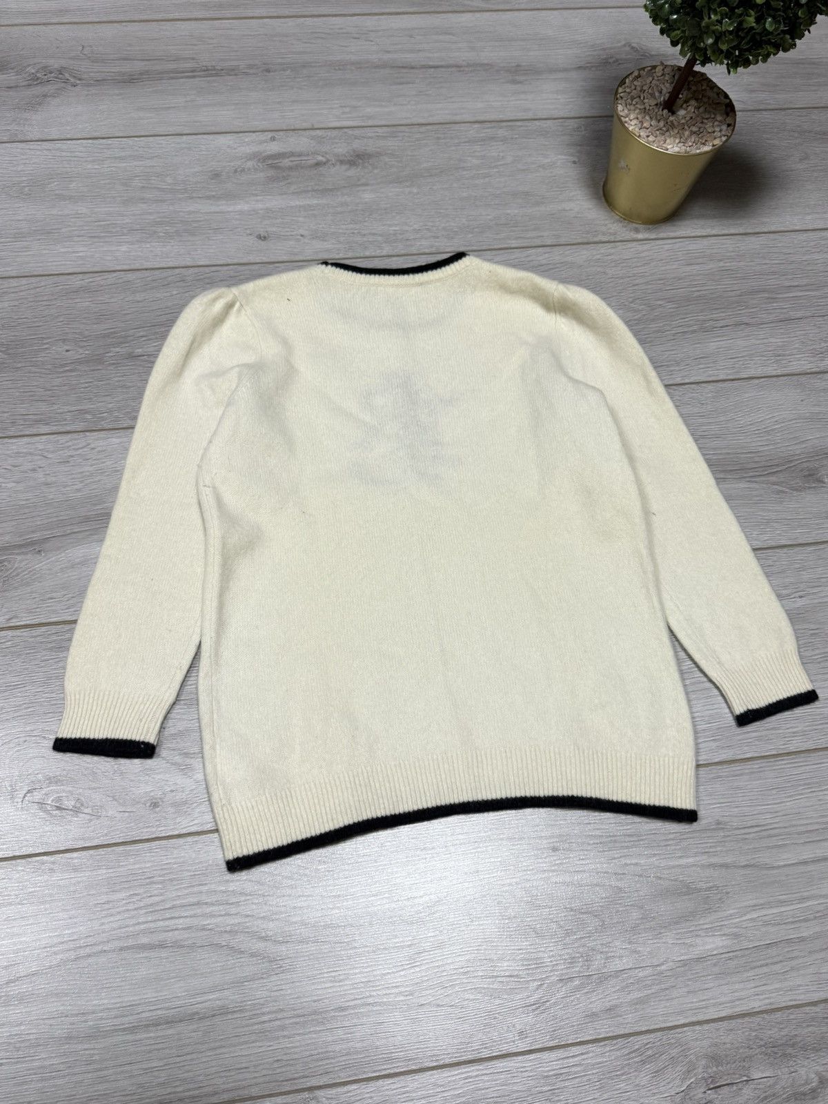 Polo Ralph Lauren POLO RL Ralph Lauren cashmere wool big logo sweater Size M / US 6-8 / IT 42-44 - 8 Thumbnail