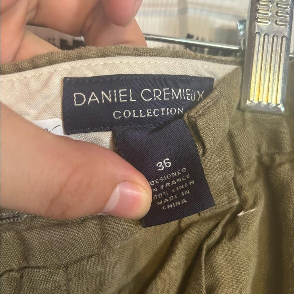 Designer Daniel cremieux size 36 olive shorts Size US 36 / EU 52 - 2 Thumbnail