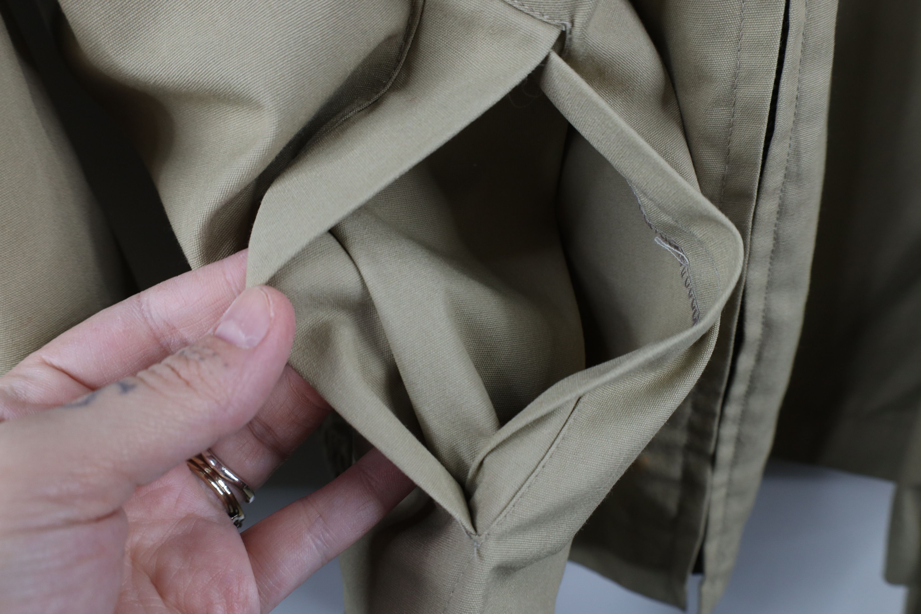 Vintage Vintage 90s Streetwear Cafe Racer Bomber Jacket Beige Size US XL / EU 56 / 4 - 7 Thumbnail