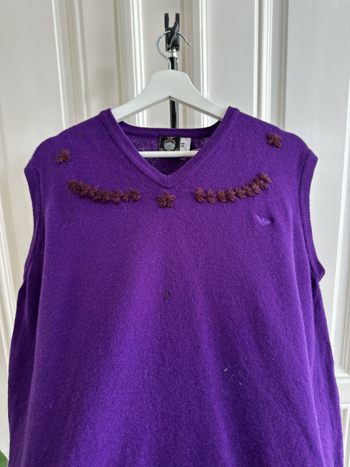 Emporio Armani Emporio Armani Vintage 80s Archive Mens Cropped Vest Size US M / EU 48-50 / 2 - 2 Thumbnail