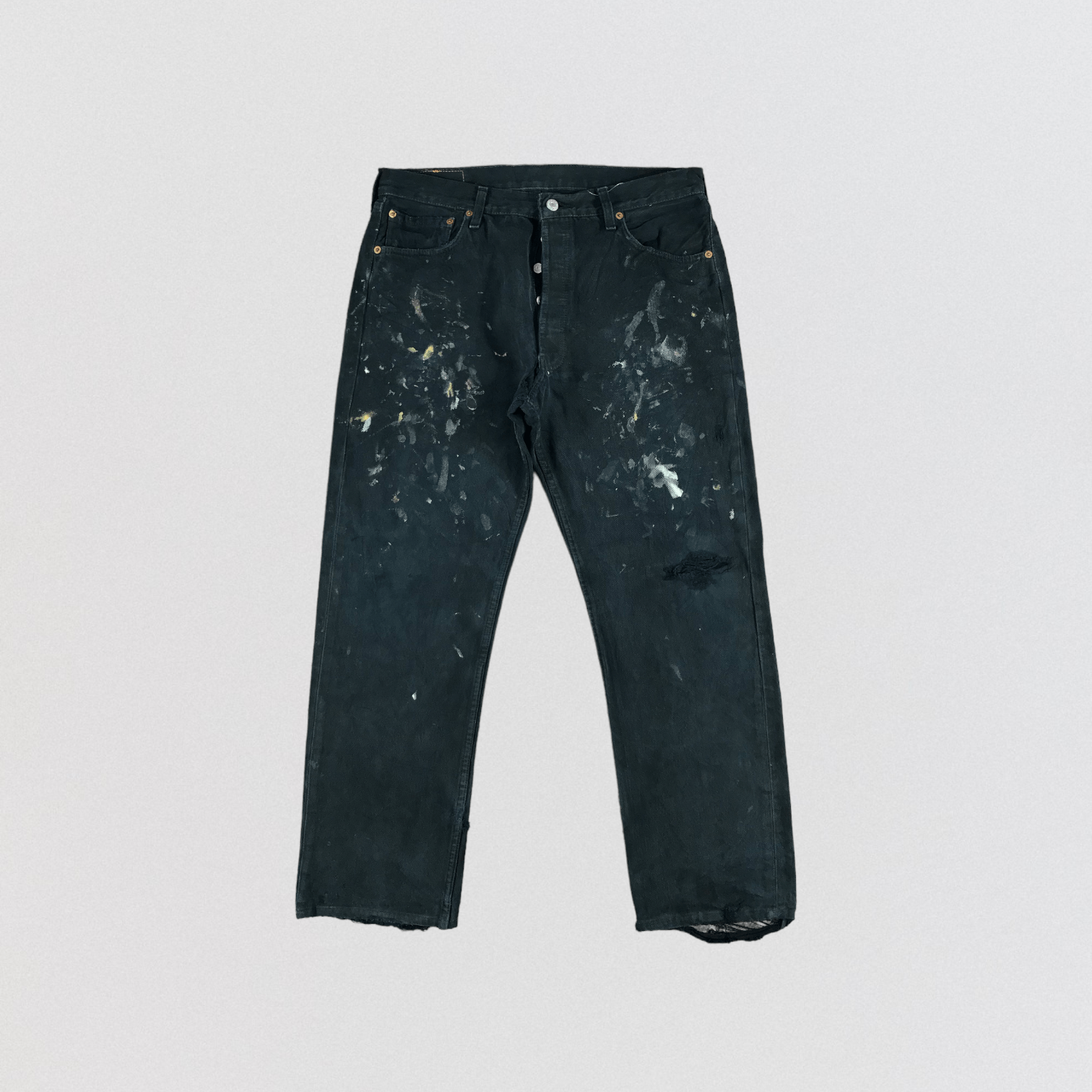 Levi's × Vintage Vintage 90s Levis 501 Painter Jeans-JM2509 Size US 34 / EU 50 - 1 Thumbnail