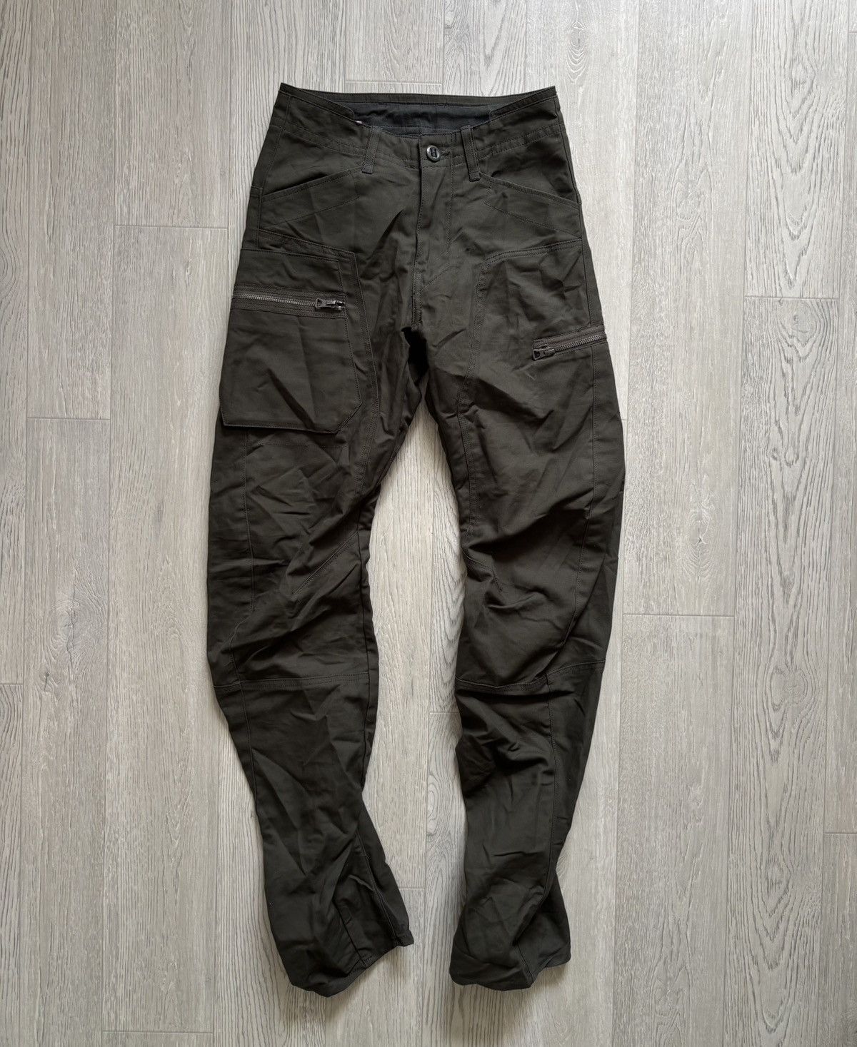 G-Star × Vintage G Star Raw Powel 3D Tapered Cargo Pants Military Army Size 34" / US 12 / IT 48 - 1 Thumbnail