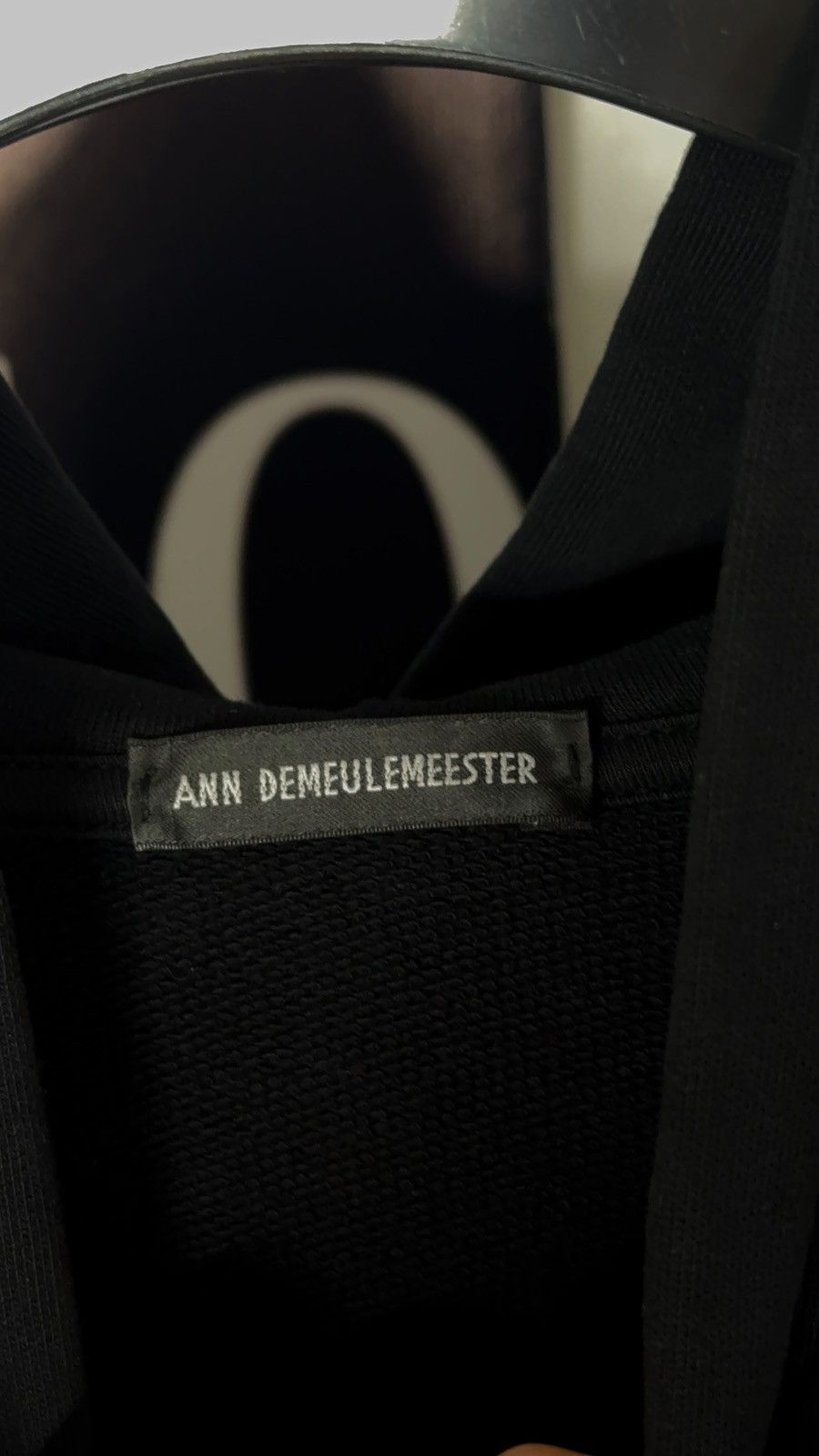 Ann Demeulemeester ✅ ANN Demeulemeester Black Hoodie Size US L / EU 52-54 / 3 - 5 Thumbnail