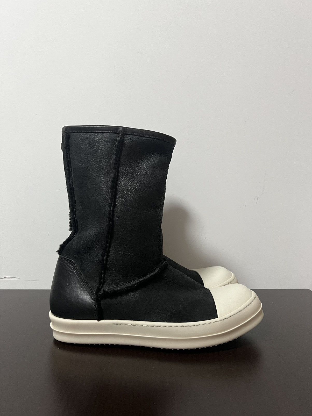 Rick Owens Rick Owens Shearling ugg ramones Boots Size US 7 / EU 40 - 5 Thumbnail