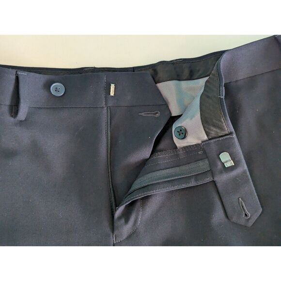 Calvin Klein Men's Black Calvin Klein Slacks Slim 36W x 29L Size US 36 / EU 52 - 4 Thumbnail