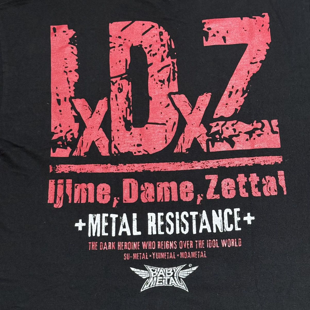Other Babymetal Official Merchandise Tag United Athle Size US M / EU 48-50 / 2 - 6 Thumbnail