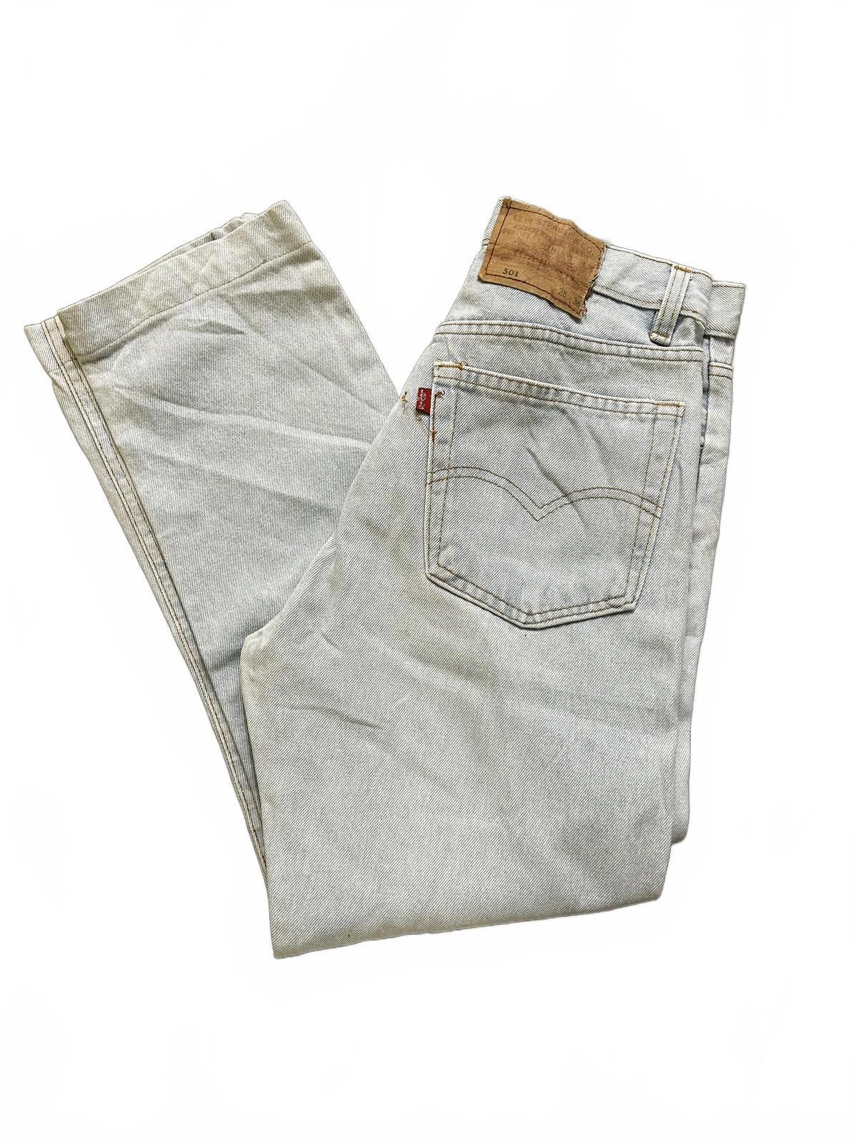 Levi's Levi's 501 Light Wash Jeans - Classic Fit Size US 28 / EU 44 - 2 Thumbnail