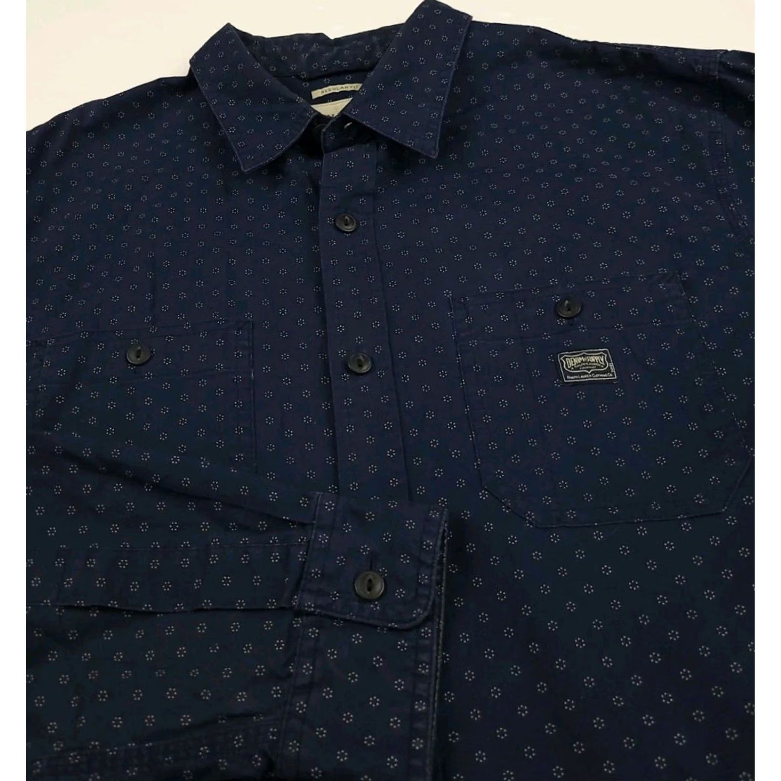 Ralph Lauren Ralph Lauren Denim & Supply Flower Pattern Button Shirt Navy Blue Western Floral - Regular Size US L / EU 52-54 / 3 - 3 Thumbnail