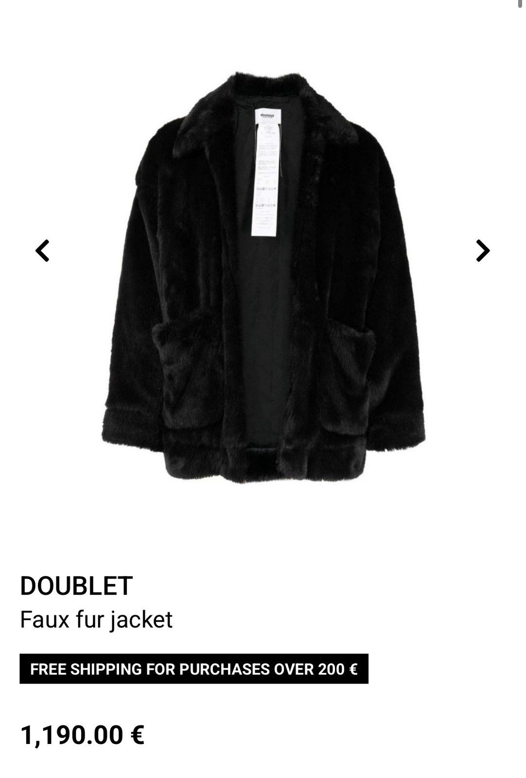 Doublet Doublet Hand Painted Fur Jacket Size M / US 6-8 / IT 42-44 - 1 Thumbnail