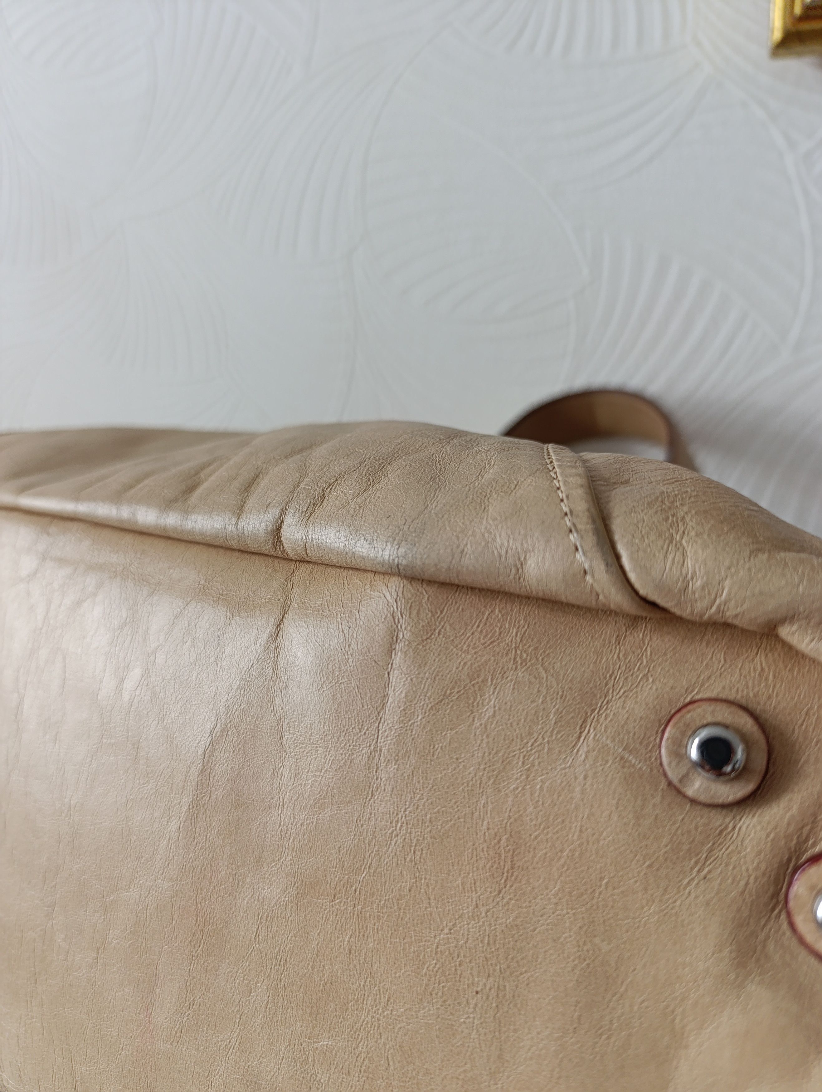Just Cavalli VINTAGE JUST ROBERTO CAVALLI LEATHER BEIGE BAG Size ONE SIZE - 10 Thumbnail