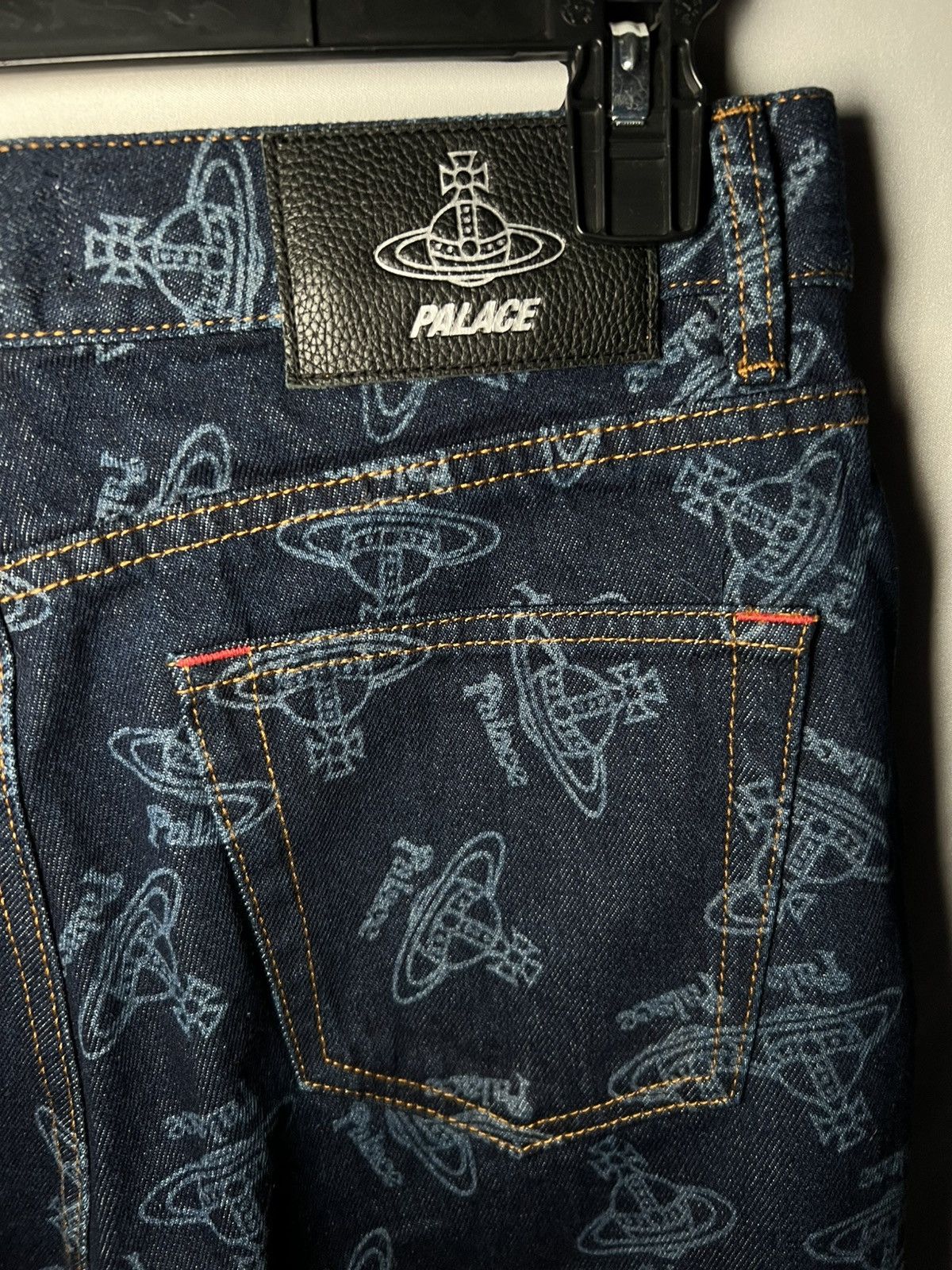 Palace × Vivienne Westwood Vivienne Westwood x Palace Logo Denim Jeans Size US 28 / EU 44 - 8 Thumbnail