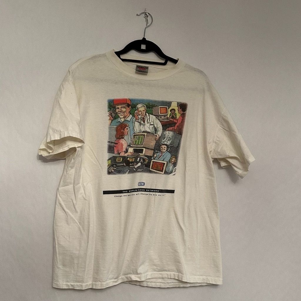 Vintage TWC Network Promo T-Shirt Oneita Power Tee Tech Nostalgia XL Size US XL / EU 56 / 4 - 9 Thumbnail