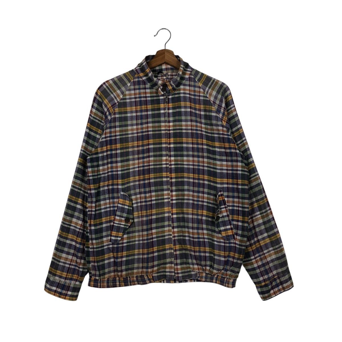 Japanese Brand × Vintage 📌Vintage Bomber Jacket Tartan Design Issey Miyake Size US M / EU 48-50 / 2 - 2 Thumbnail