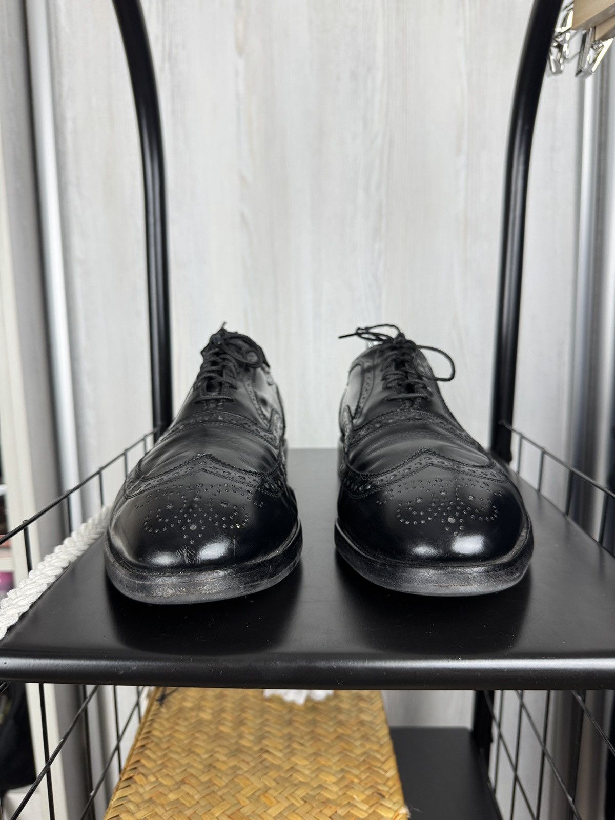 Allen Edmonds Allen Edmonds McAlister black perforated derby brogue shoes Size US 11.5 / EU 44-45 - 5 Thumbnail