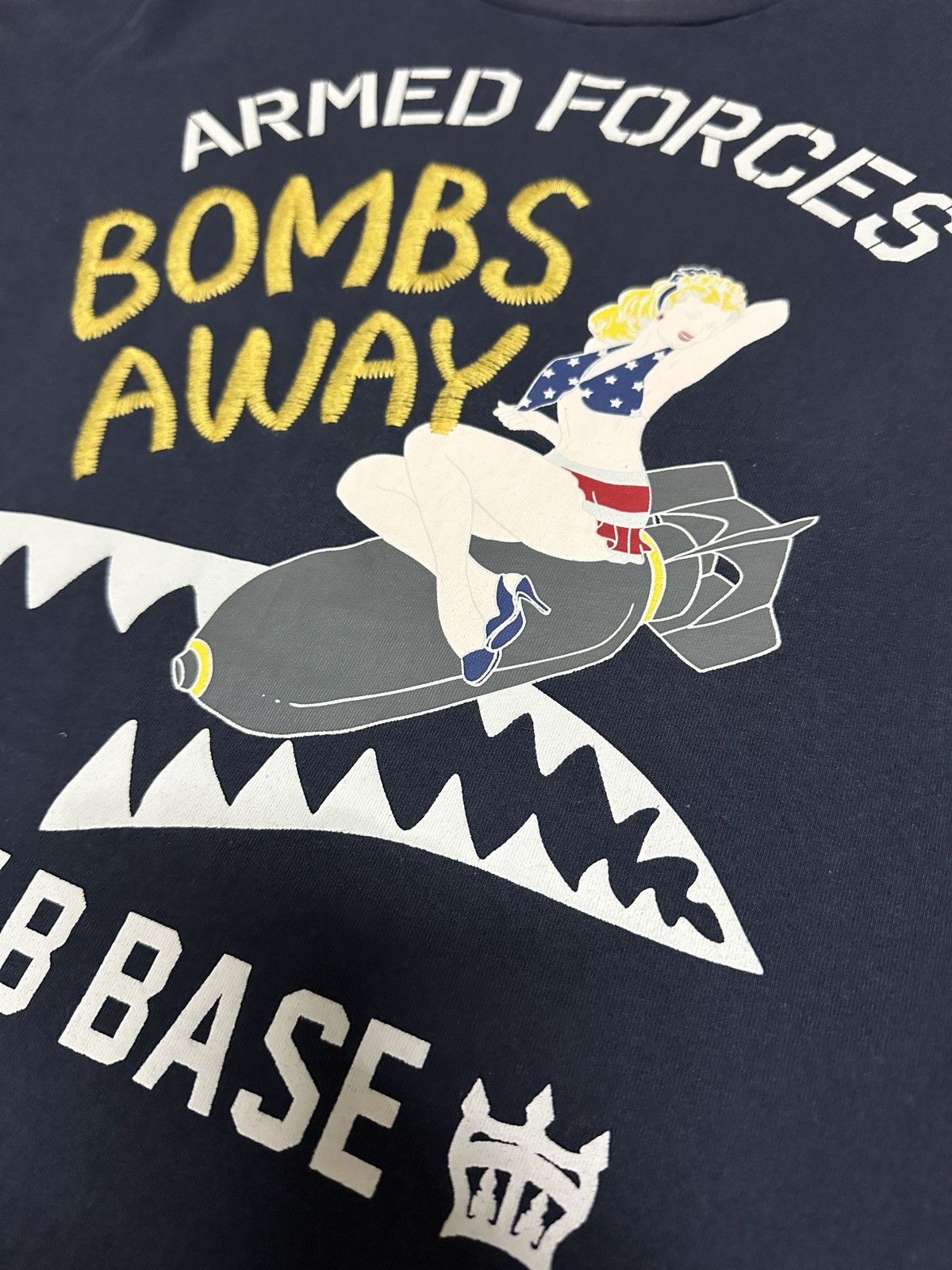 Japanese Brand Rodeo Crowns Armed Forces T-Shirt Size US M / EU 48-50 / 2 - 6 Thumbnail