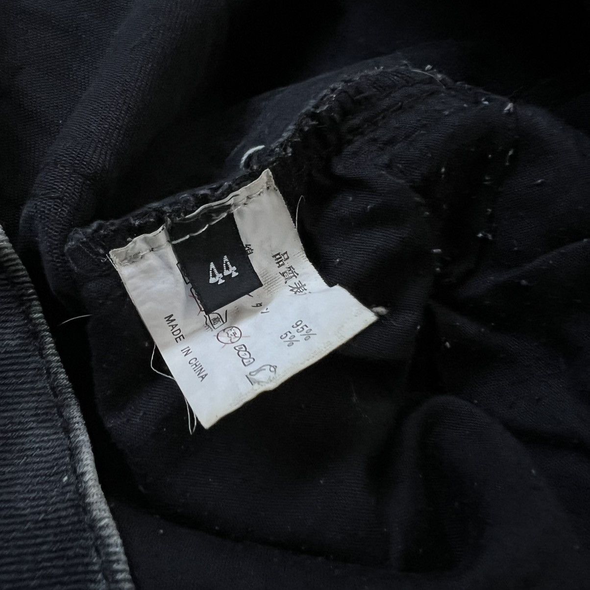 If Six Was Nine 2000s Cavaria Vkei Style Distressed Acid Wash Denim Size US 31 - 9 Thumbnail