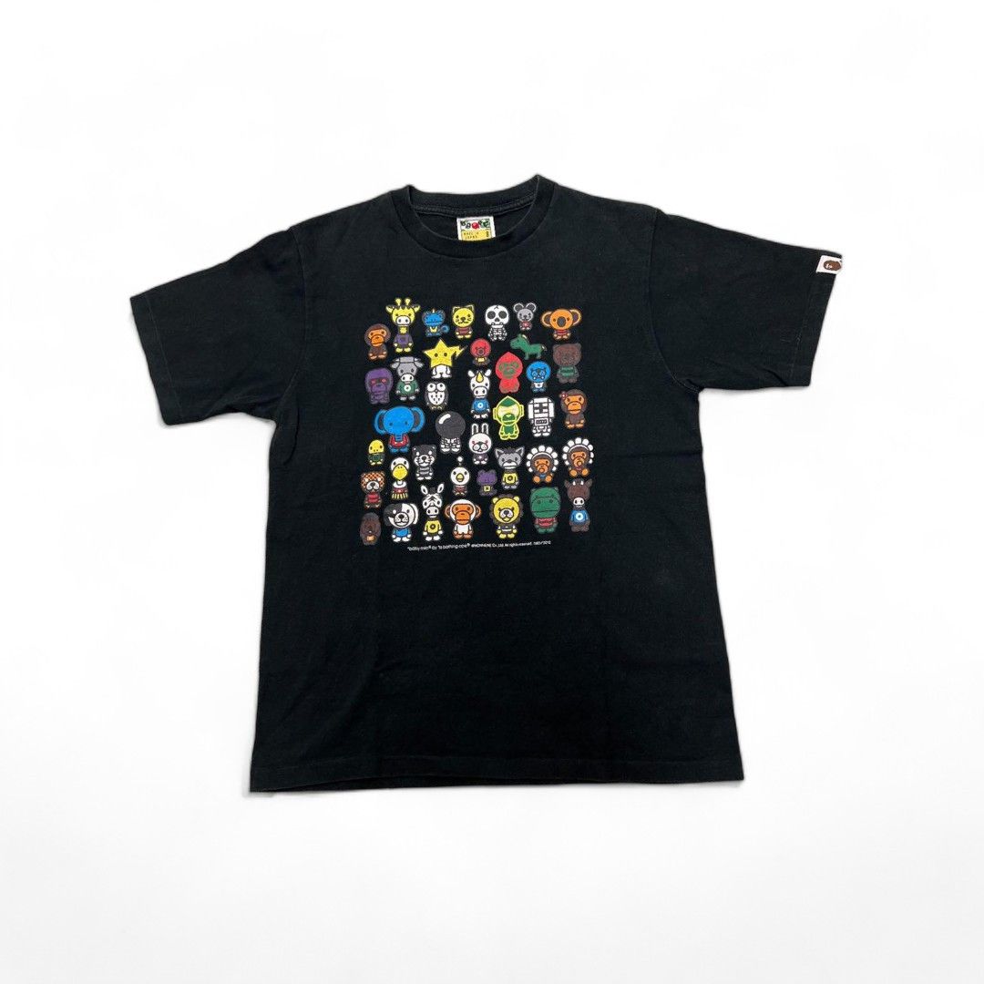 Bape A Bathing Ape (BAPE) - S Milo Vintage Black Vintage Bapehead Size US S / EU 44-46 / 1 - 1 Thumbnail