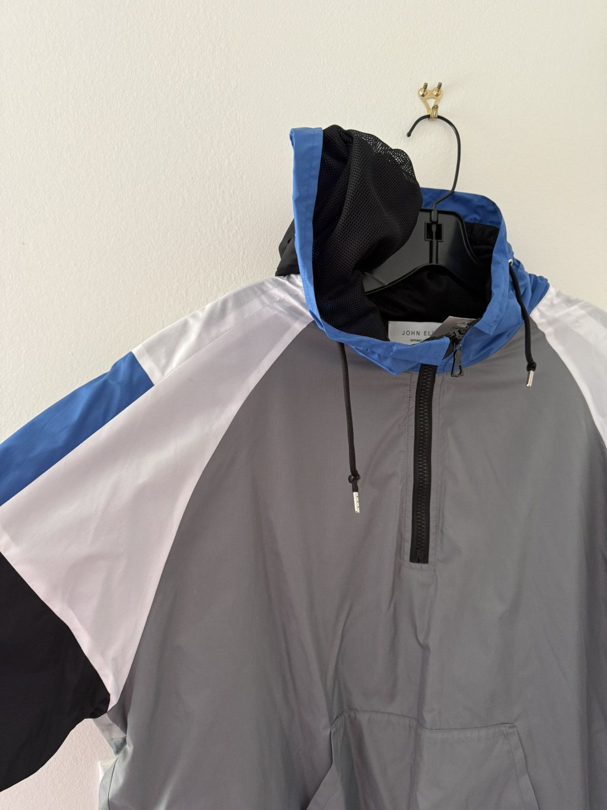 John Elliott John Elliott Blue and Grey Sail Pullover Jacket Size US M / EU 48-50 / 2 - 2 Thumbnail