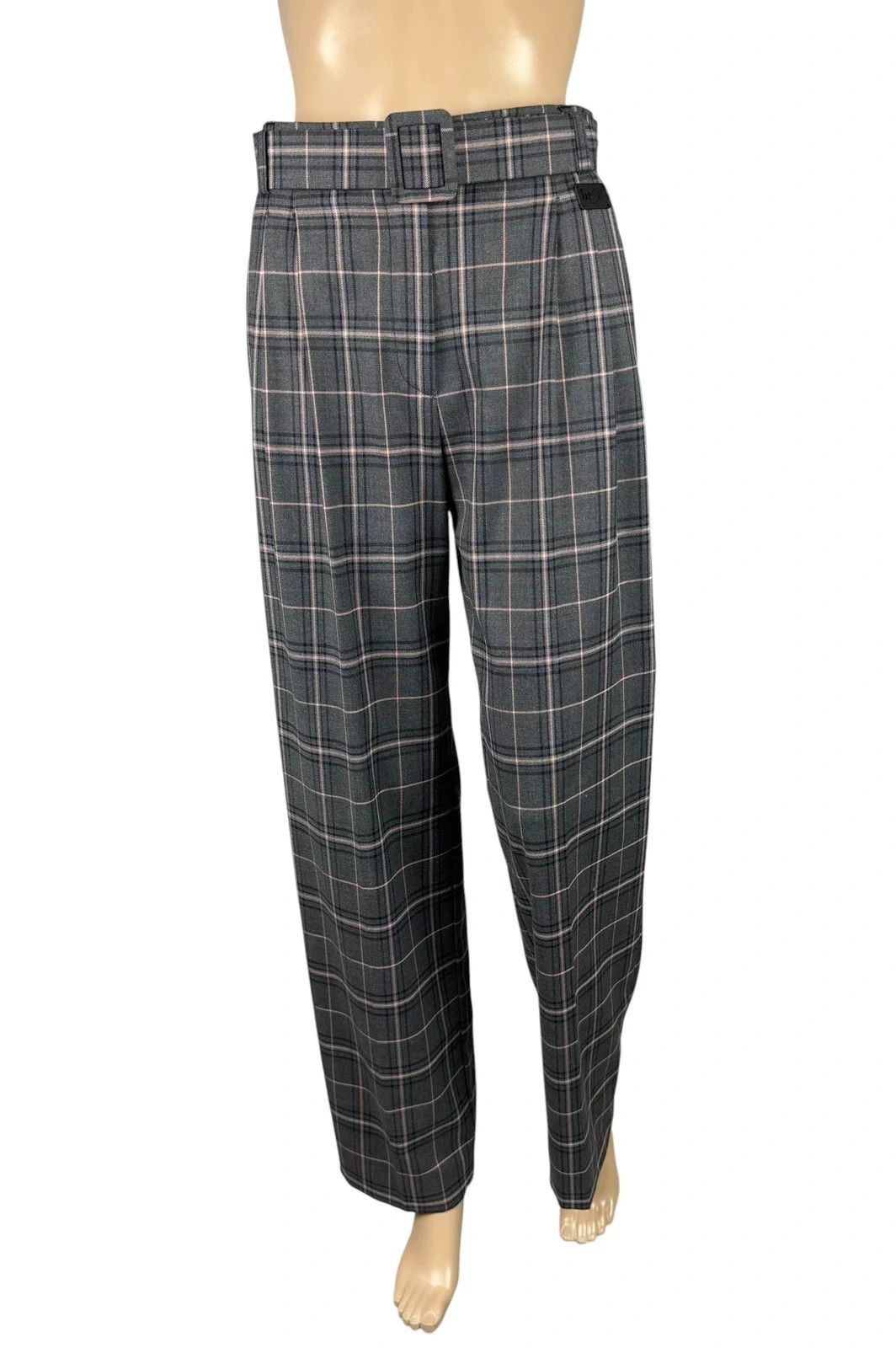 Blumarine Blumarine Plaid Pants Belted size S Size 28" / US 6 / IT 42 - 2 Thumbnail
