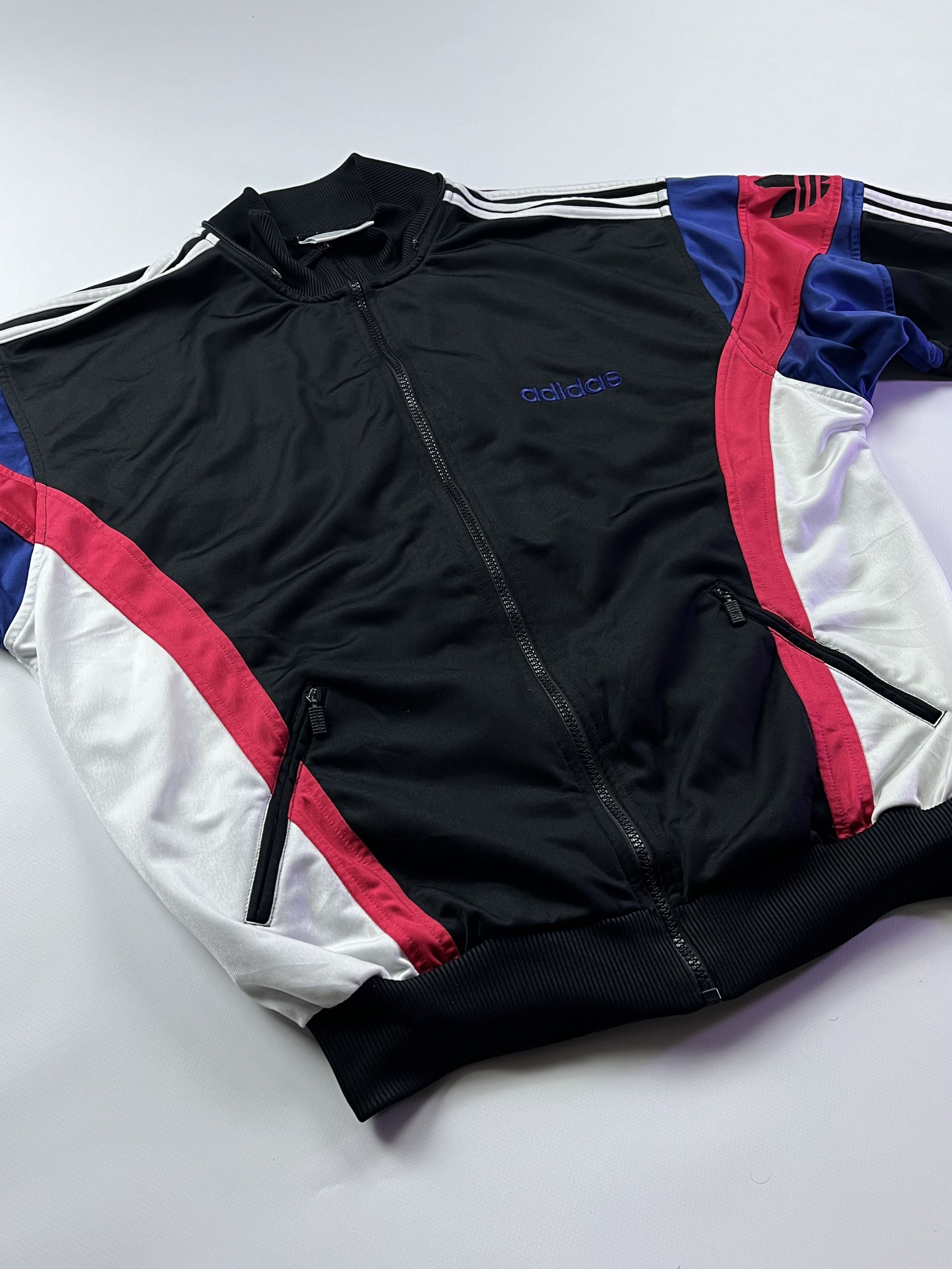 Adidas × Vintage RARE 80s Adidas Vintage Track Jacket Size US L / EU 52-54 / 3 - 3 Thumbnail
